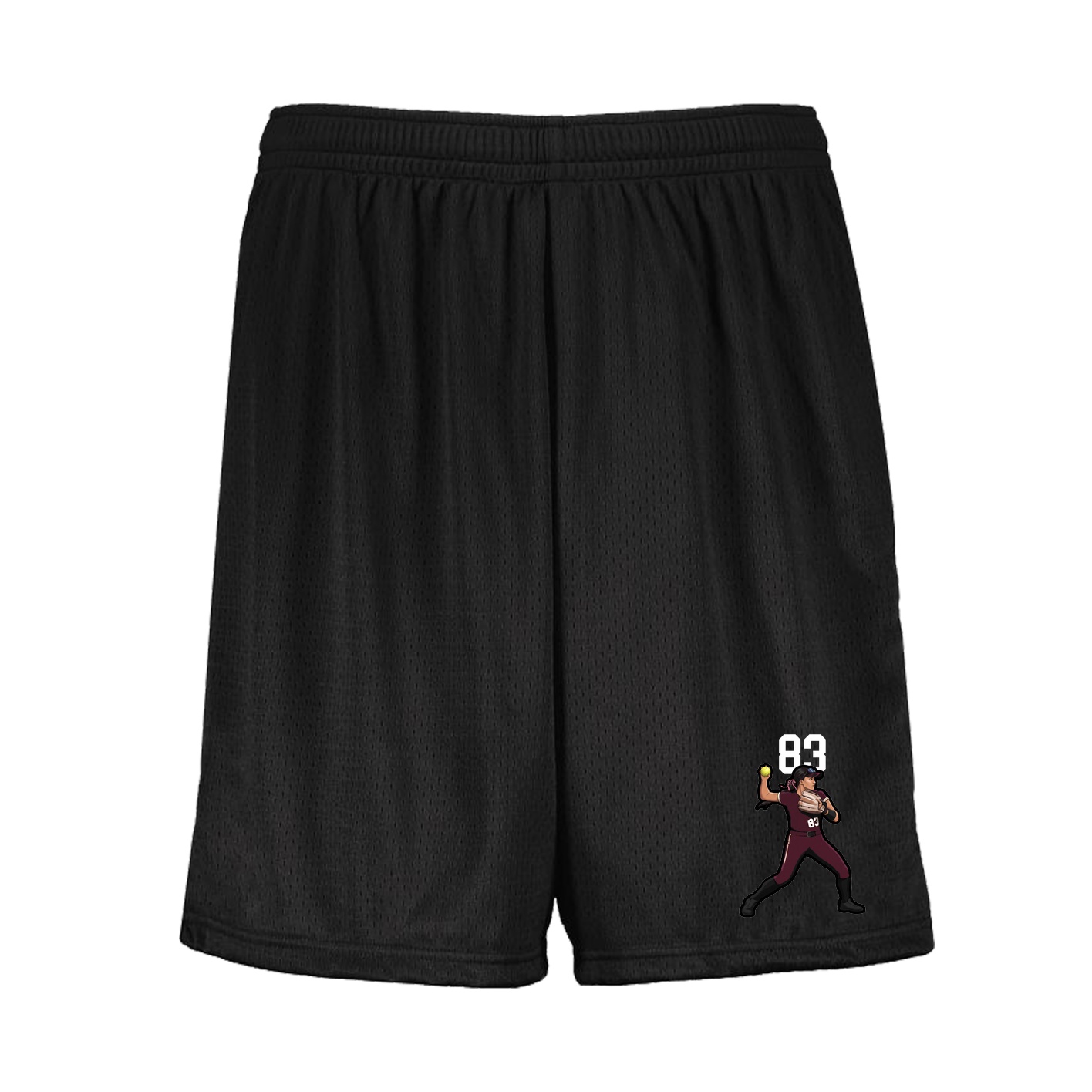 Shorts — Number Top in Black
