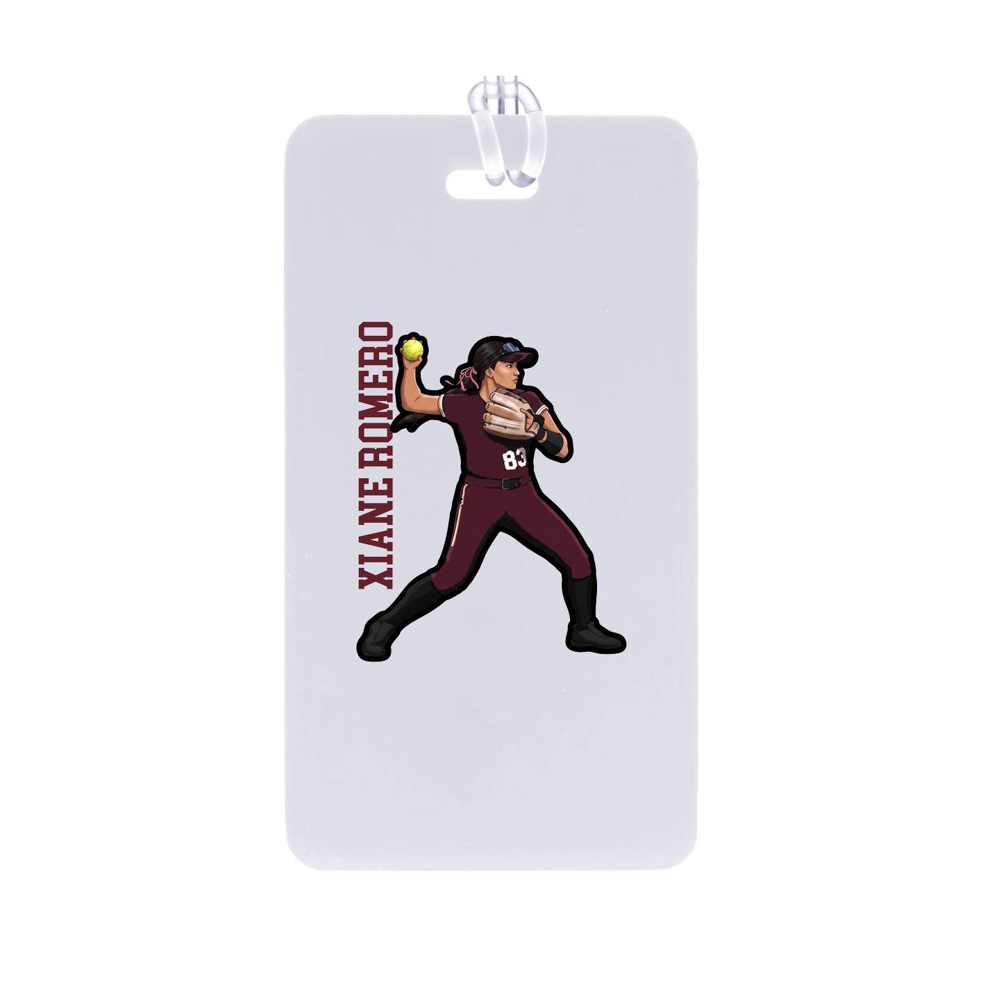 Bag Tag — Name Vertical in Classic