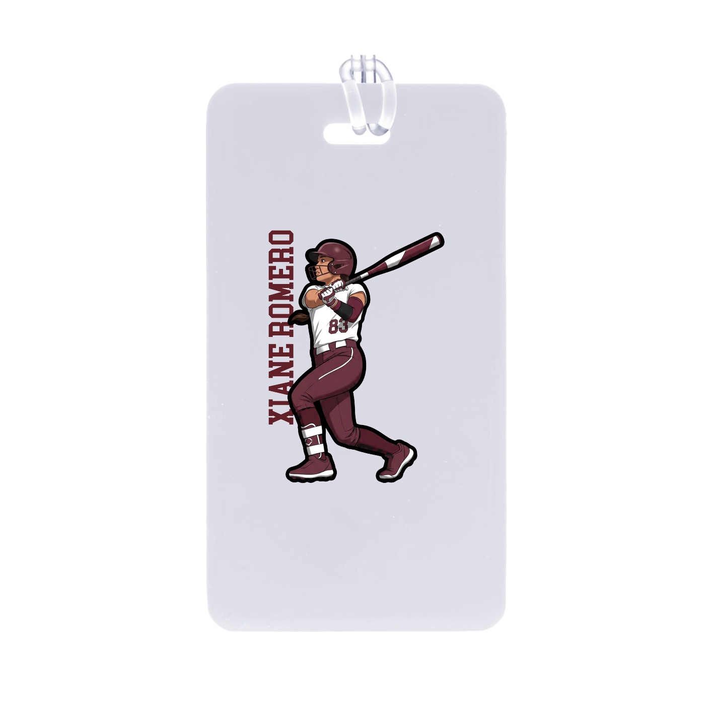 Bag Tag — Name Vertical in Classic