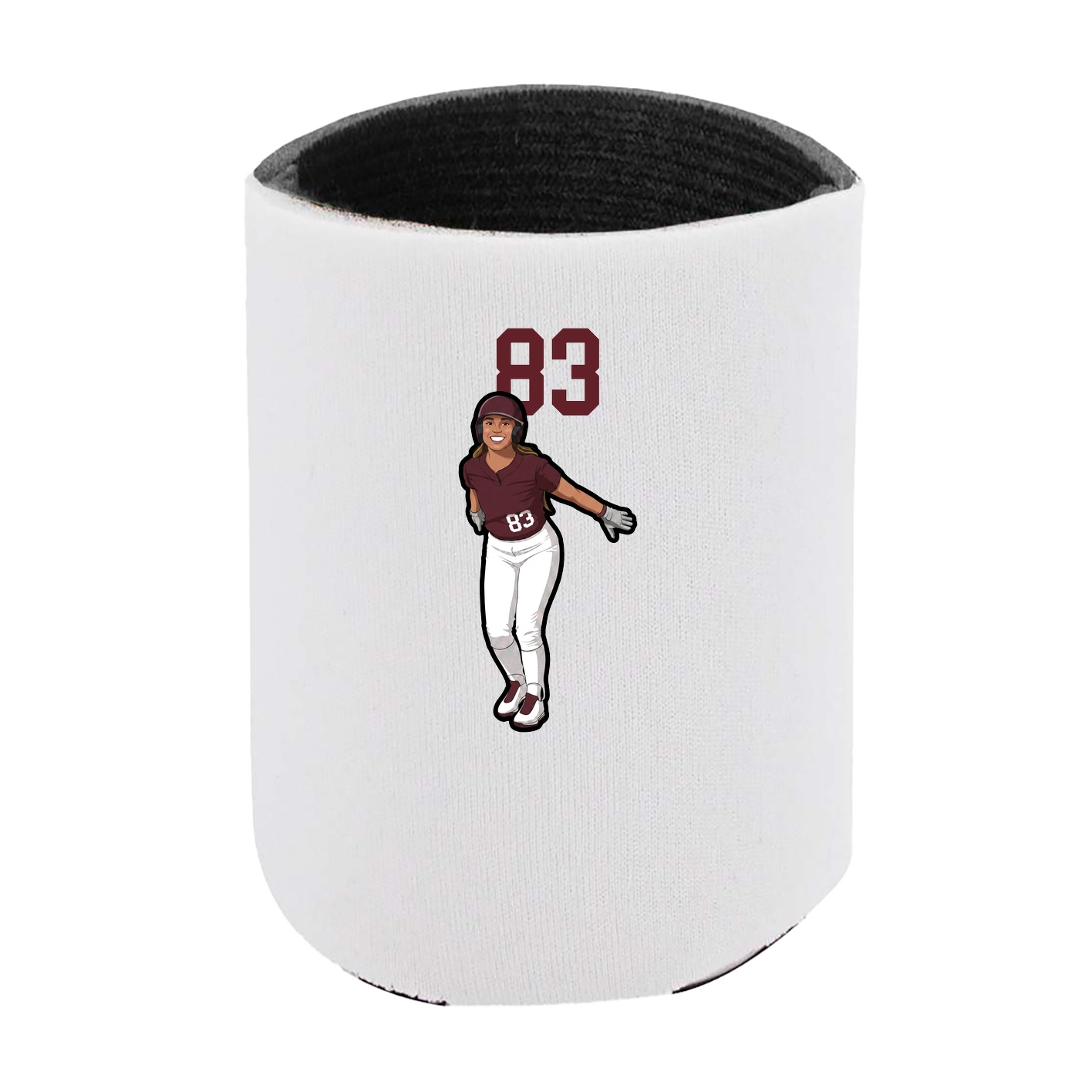 Can Holder — Number Top in White