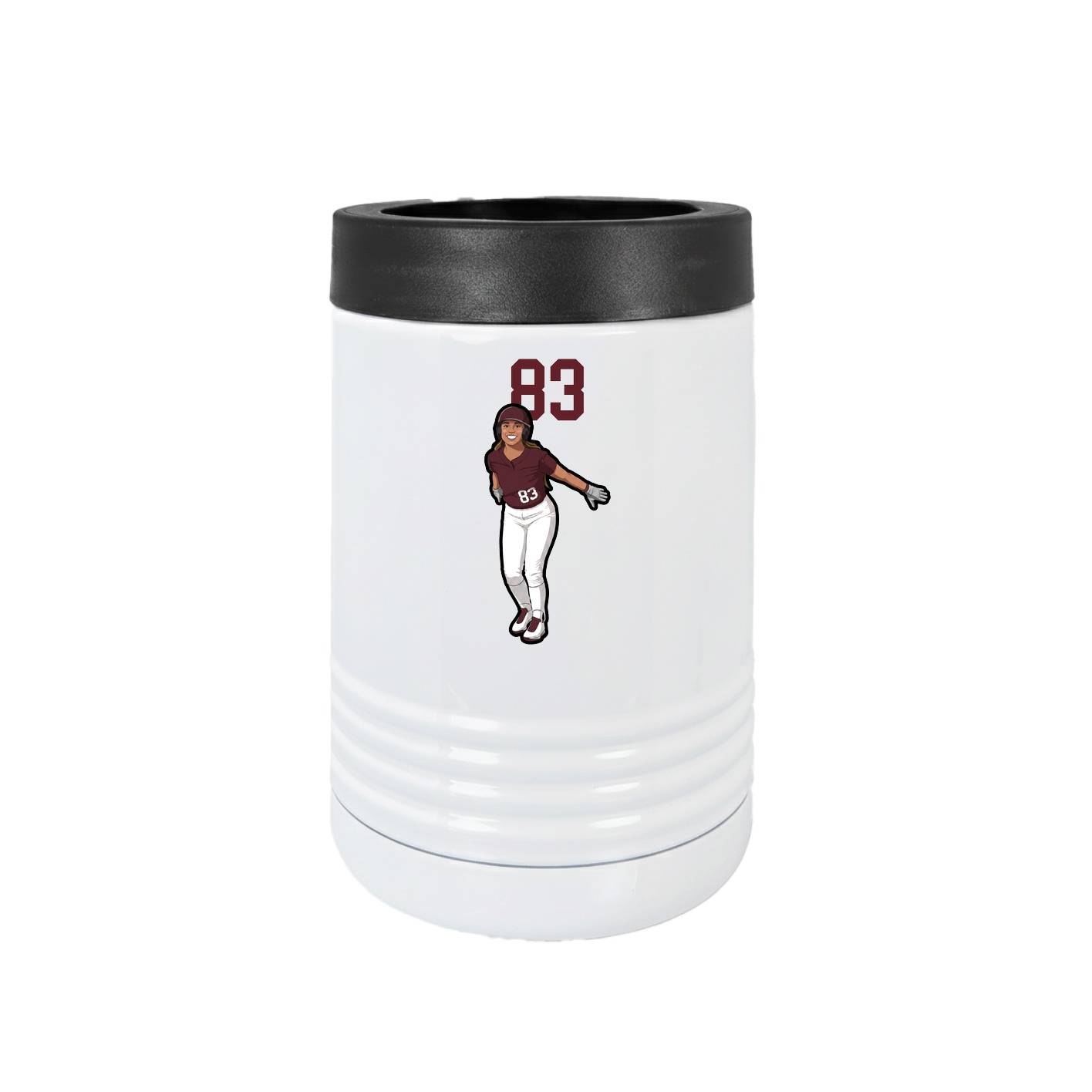 Beverage Holder — Number Top in White