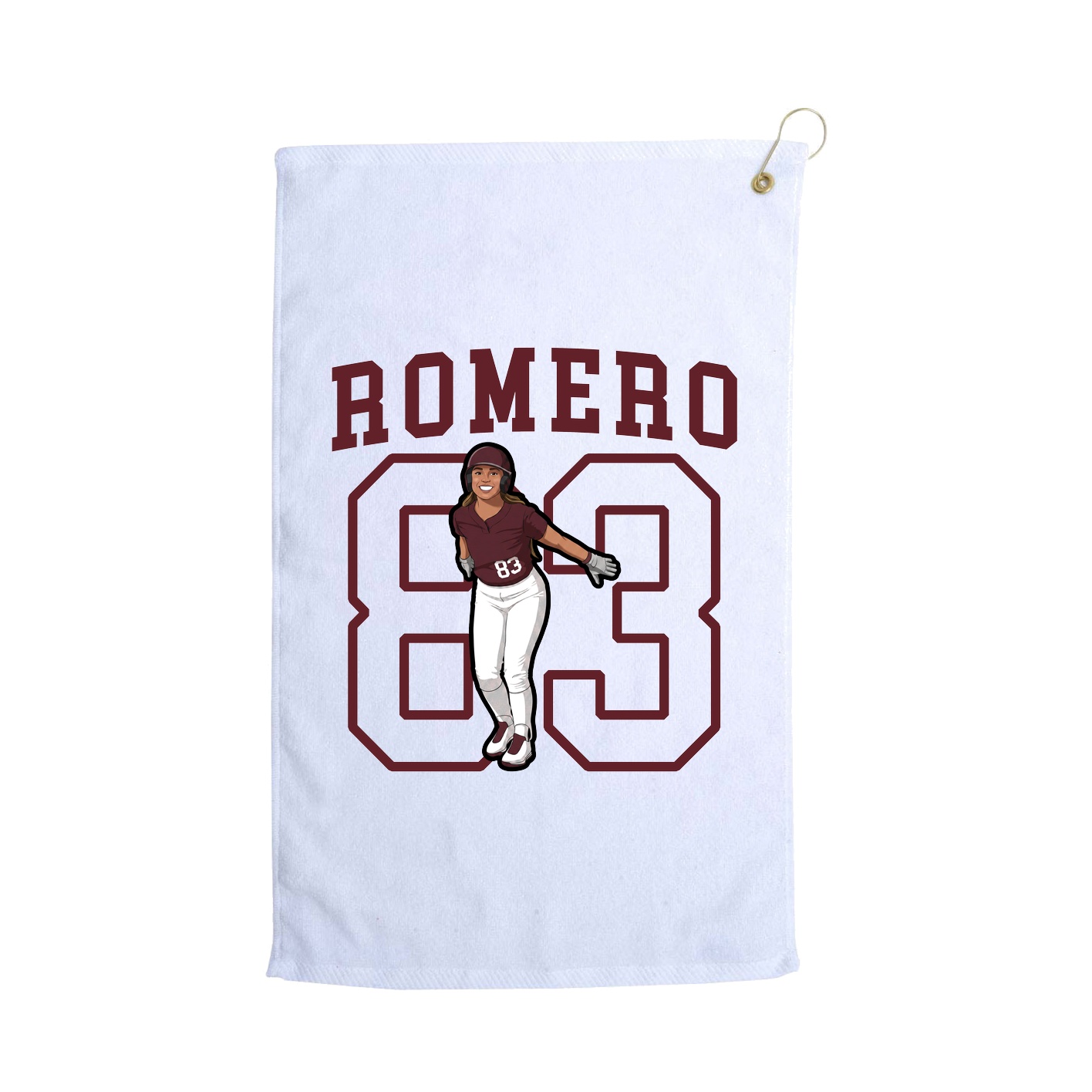 Golf Towel — Shirsey in White