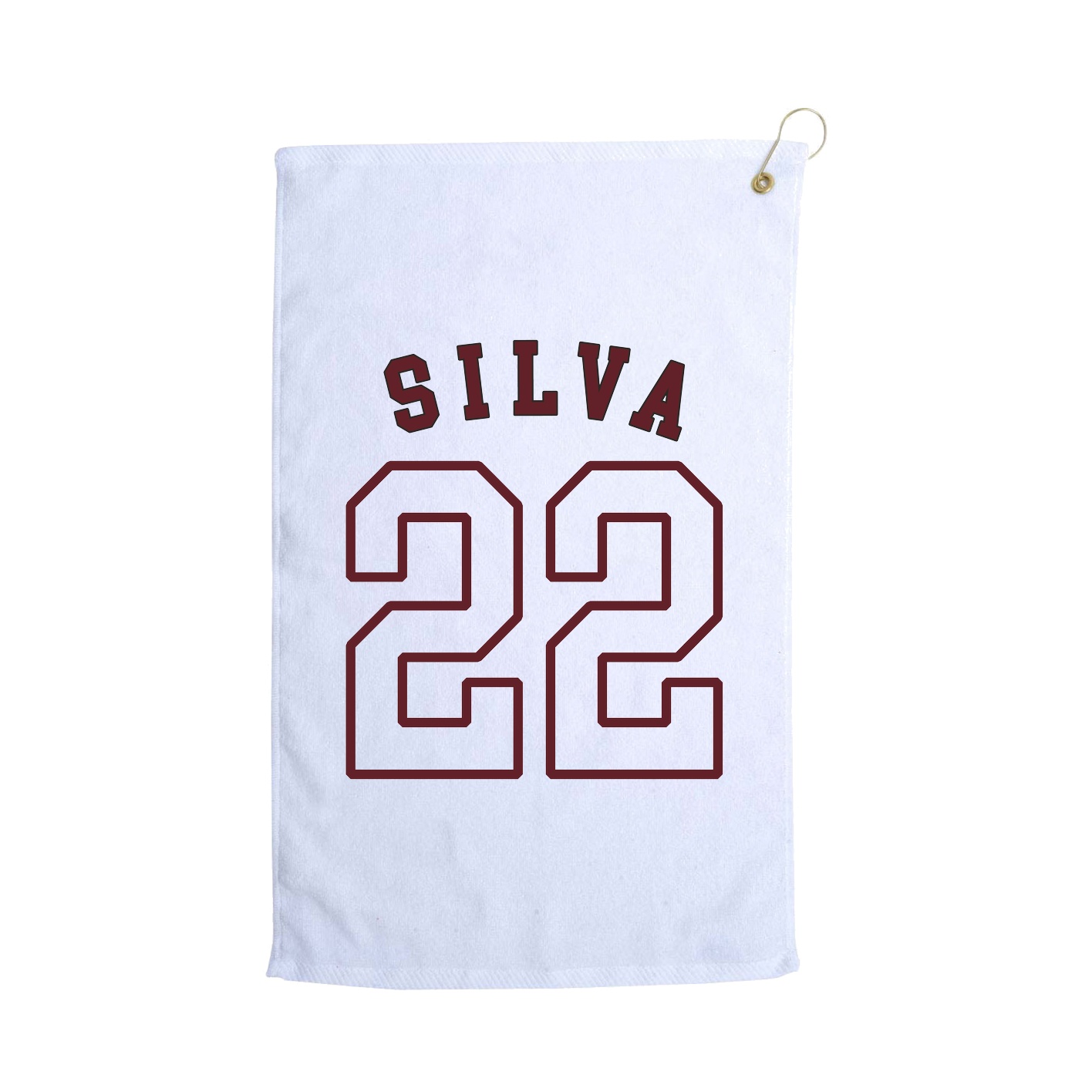 Golf Towel — Shirsey Arch in White