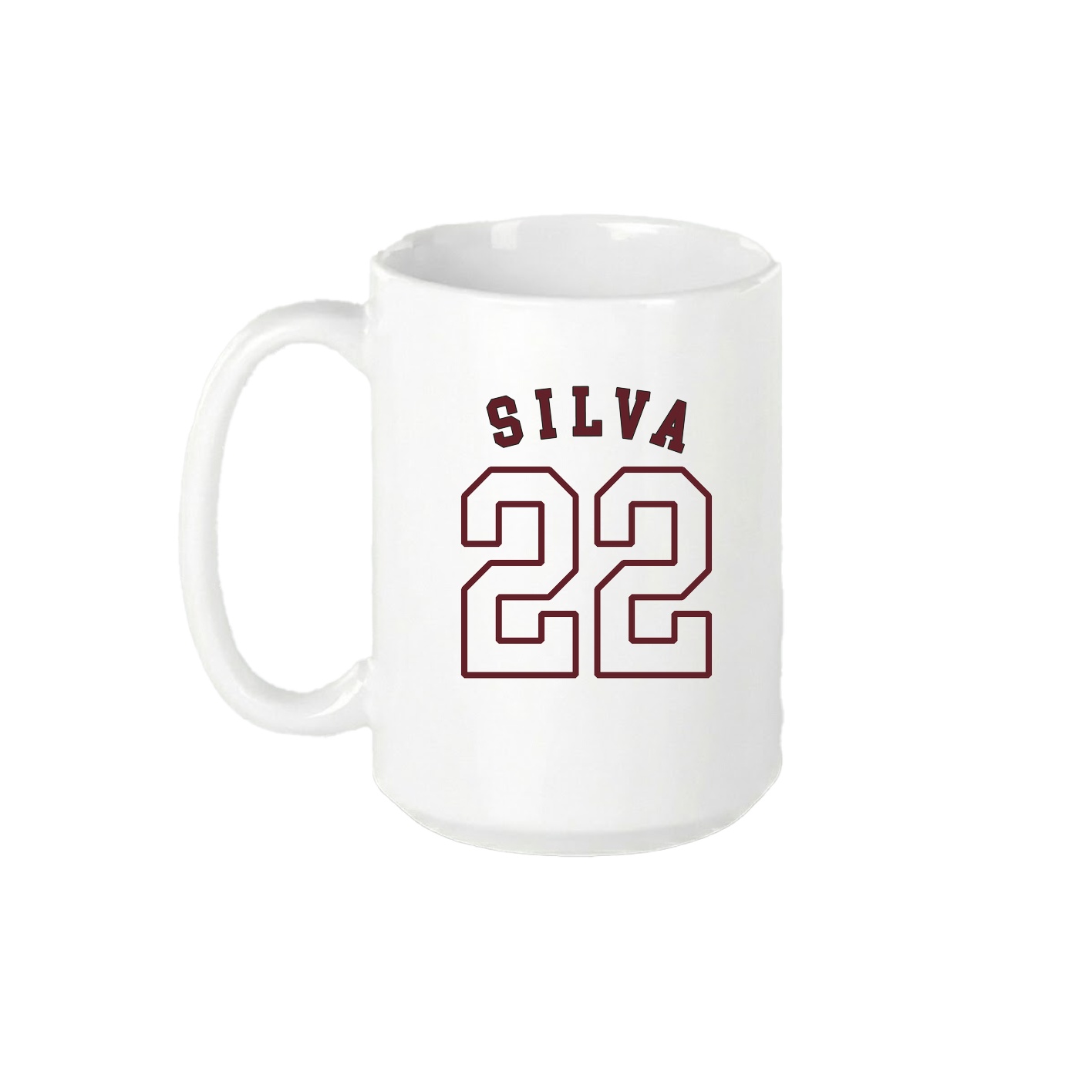 15oz Coffee Mug — Shirsey Arch in White