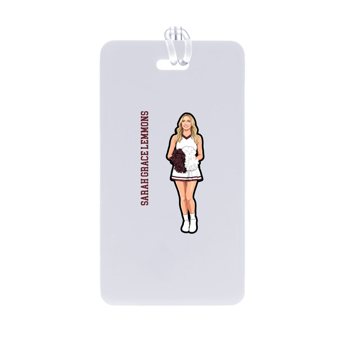 Bag Tag — Name Vertical in Classic