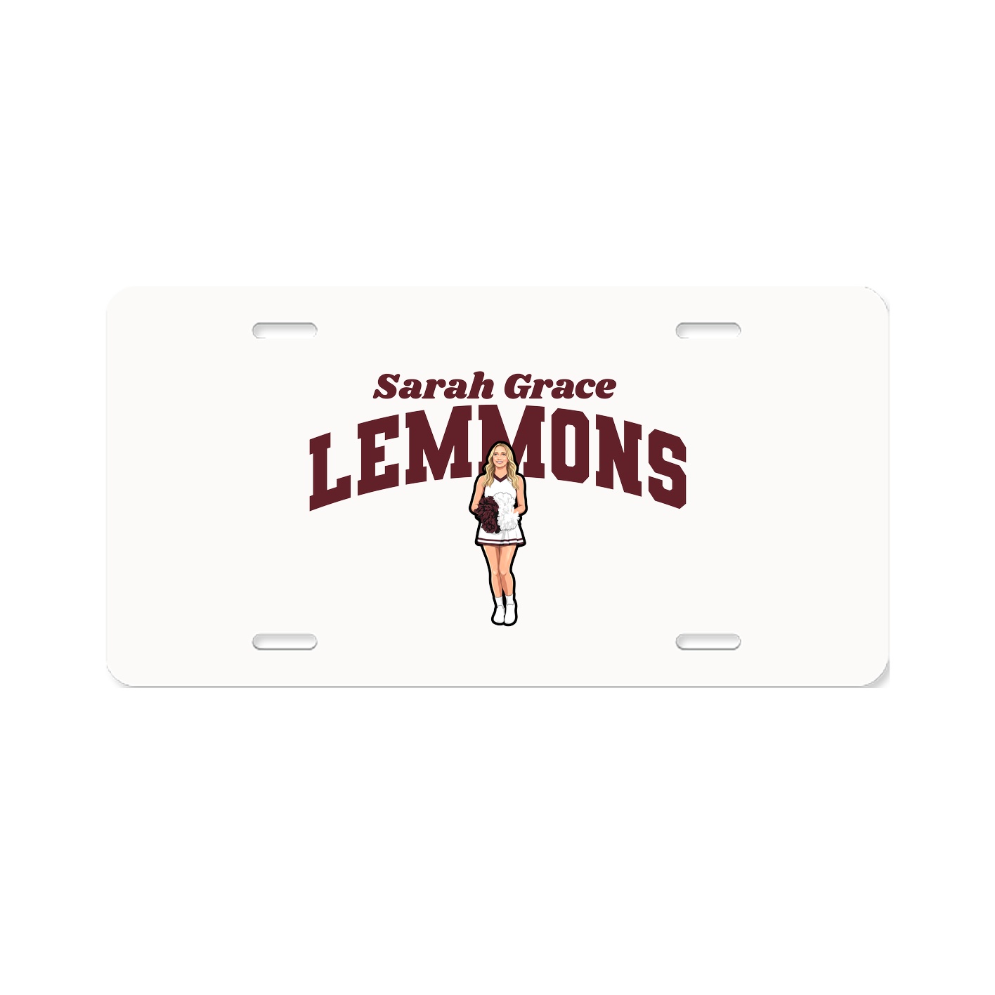 License Plate — Signature Arch in Classic