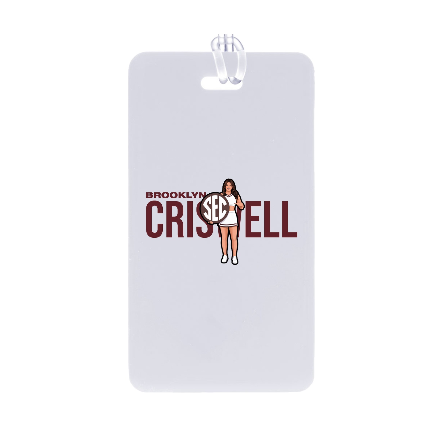 Bag Tag — Player Name in Classic