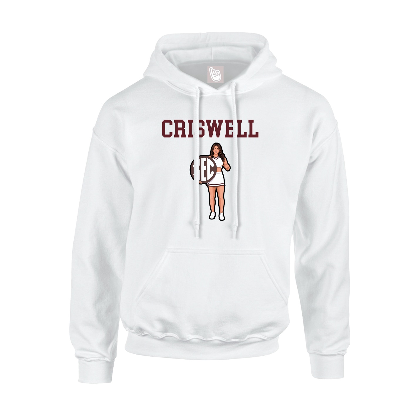 Youth Hoodie — Shirsey in White