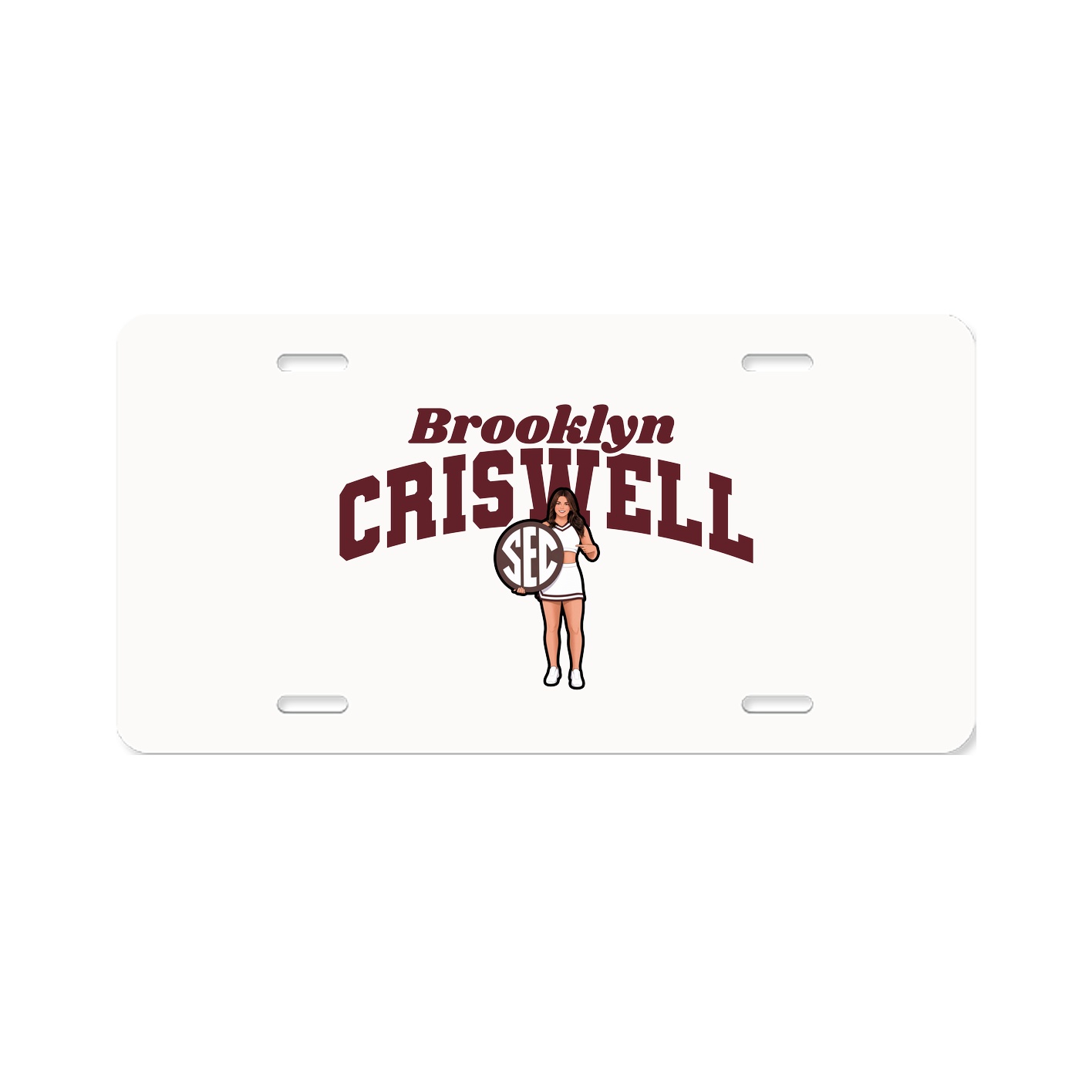 License Plate — Signature Arch in Classic