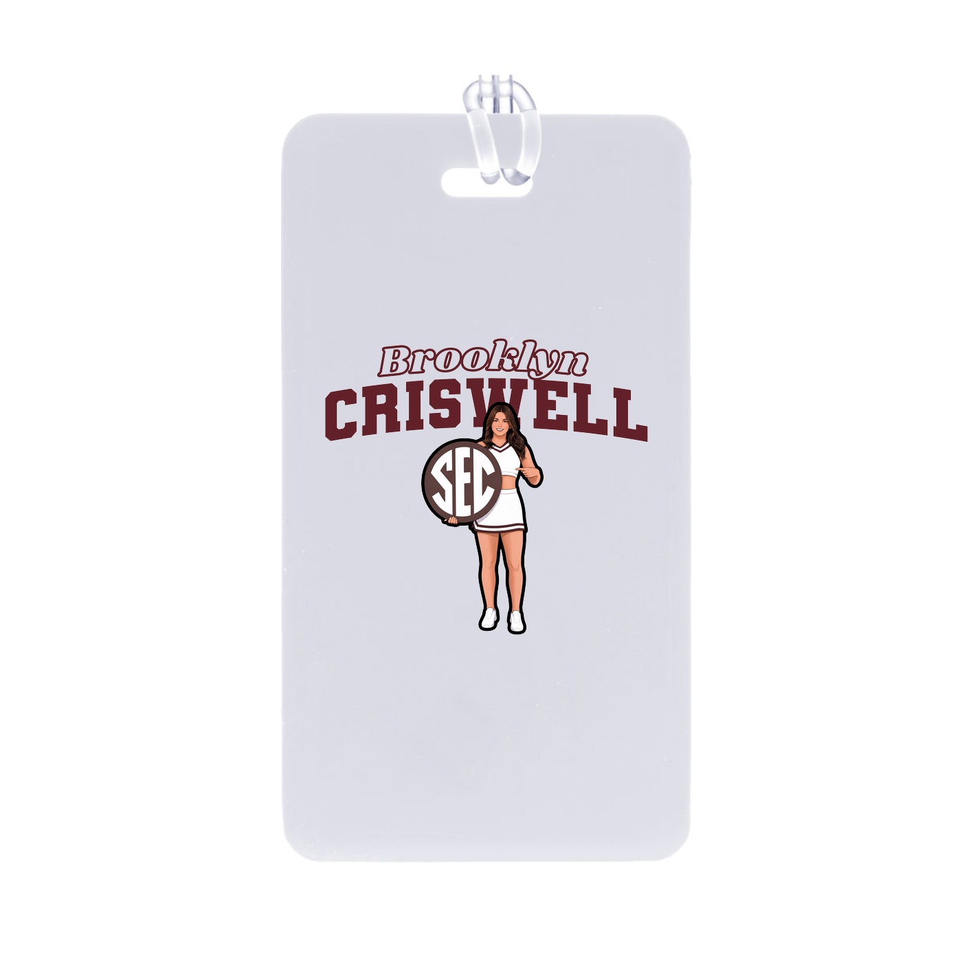 Bag Tag — Name Arch in Classic