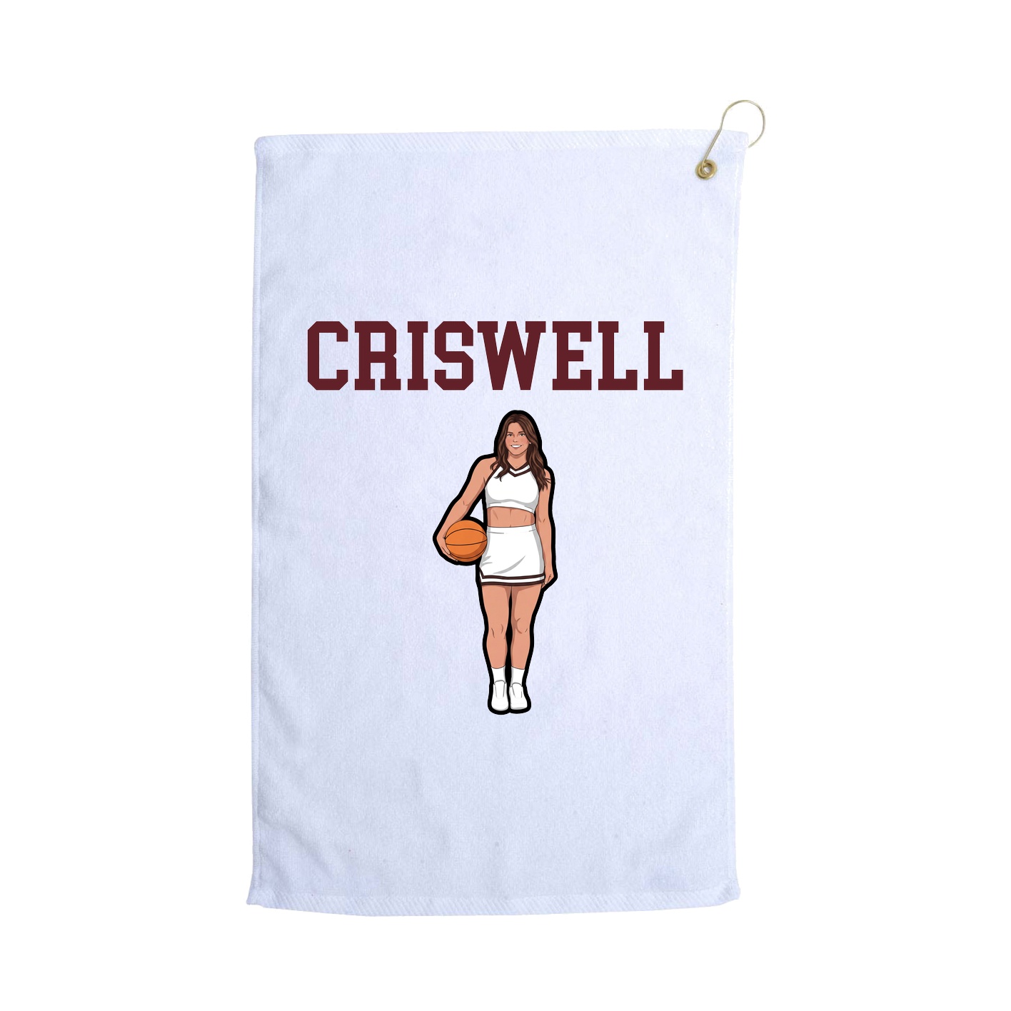Golf Towel — Shirsey in White