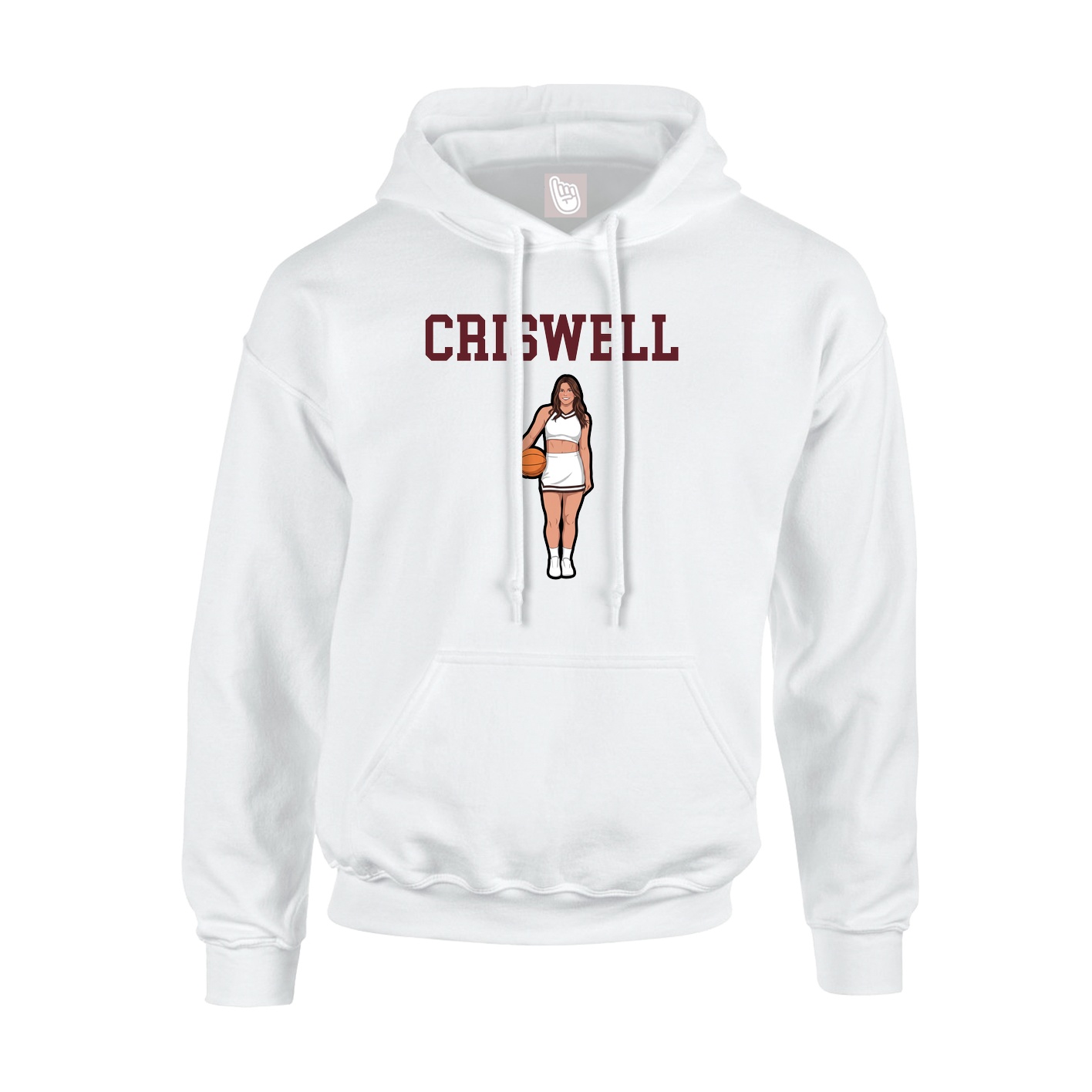 Hoodie — Shirsey in White