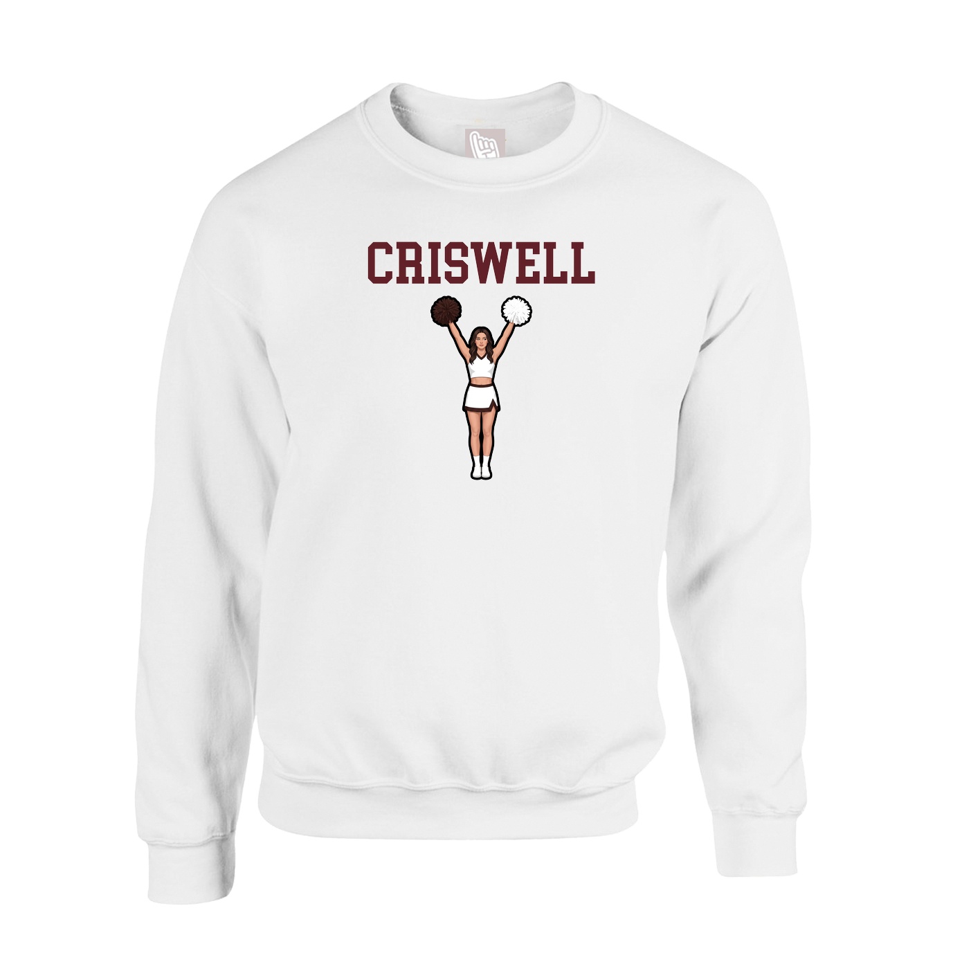 Fleece Crew — Shirsey in White