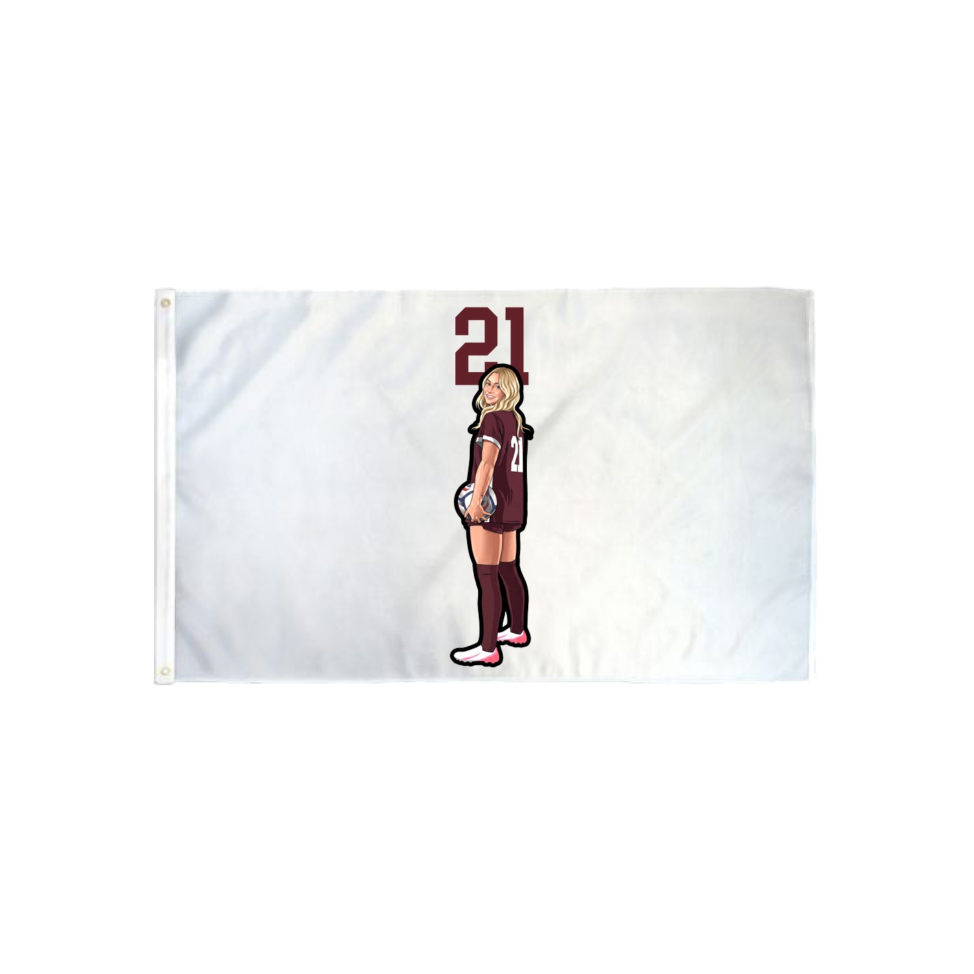 3x5 Flag — Number Top in Classic