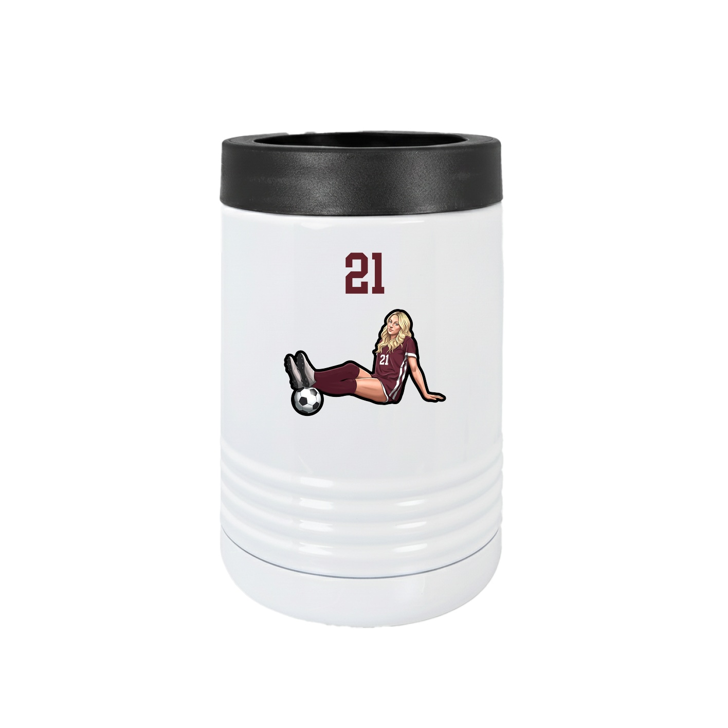 Beverage Holder — Number Top in White