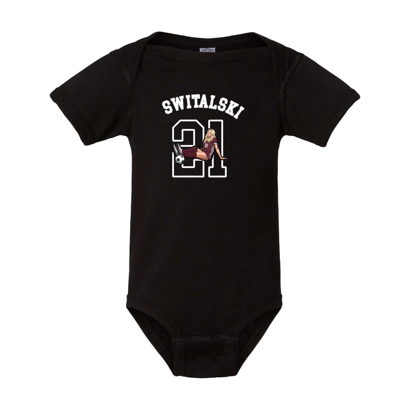 Baby Onesie — Shirsey Arch in Black