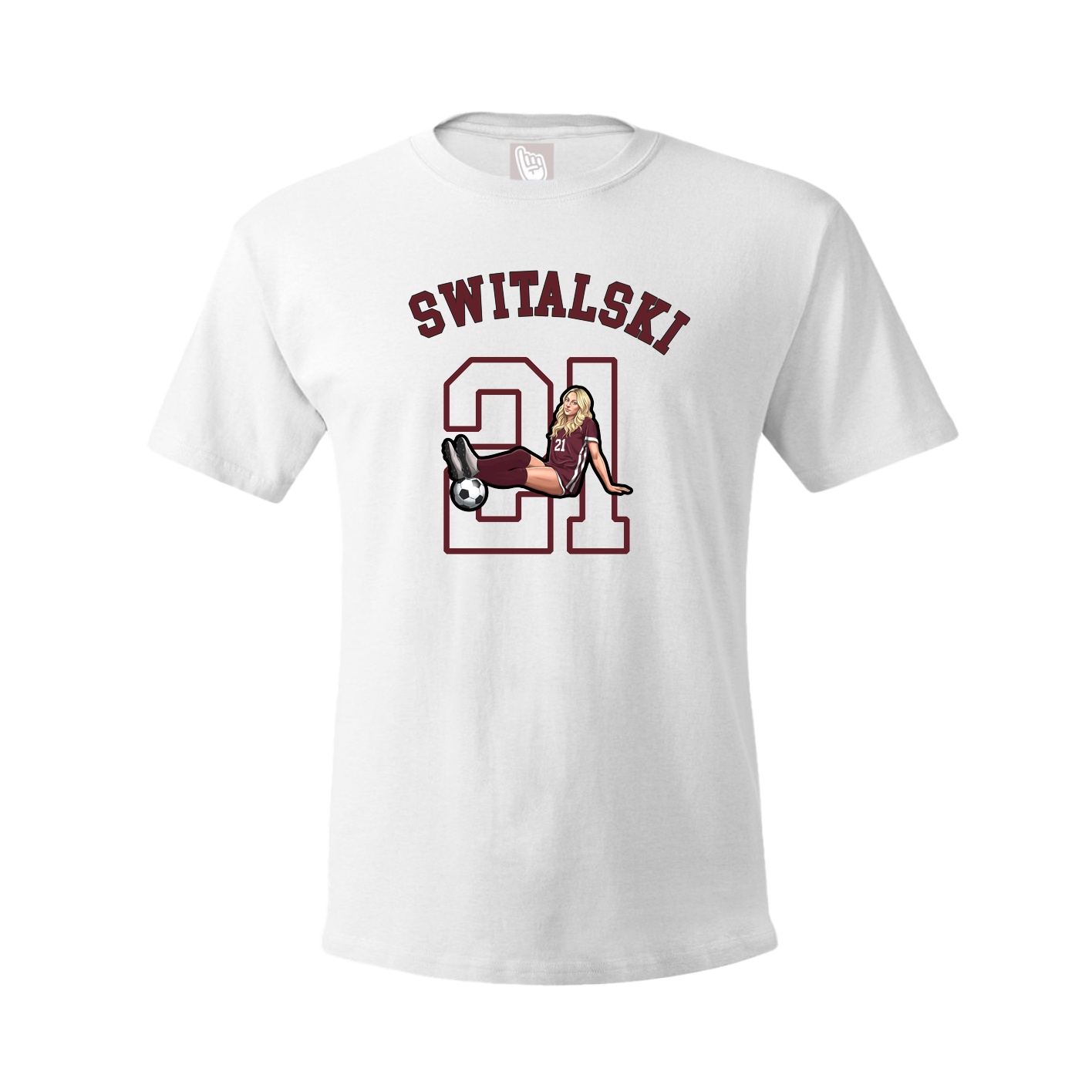 Youth Tee — Shirsey Arch in White