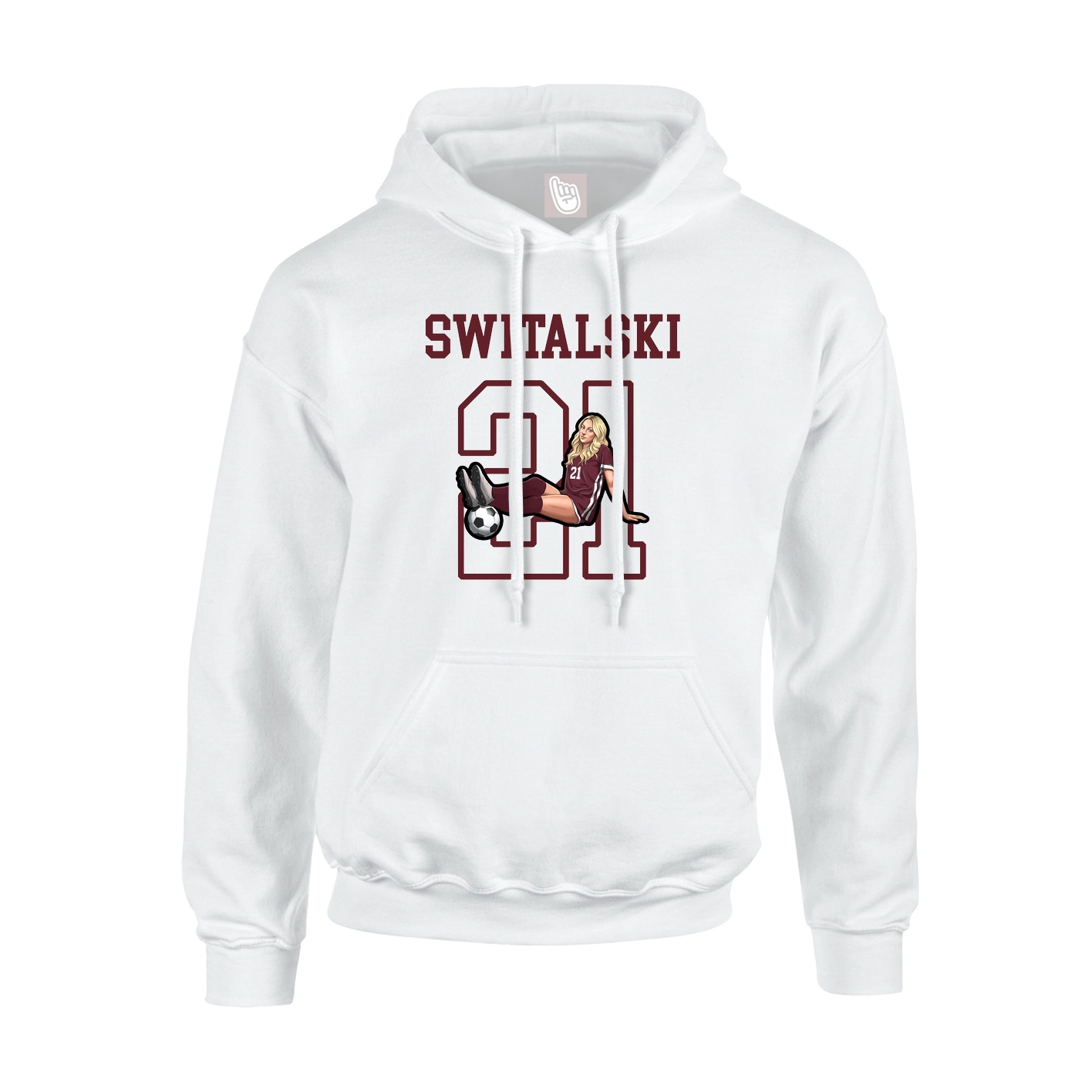 Youth Hoodie — Shirsey in White