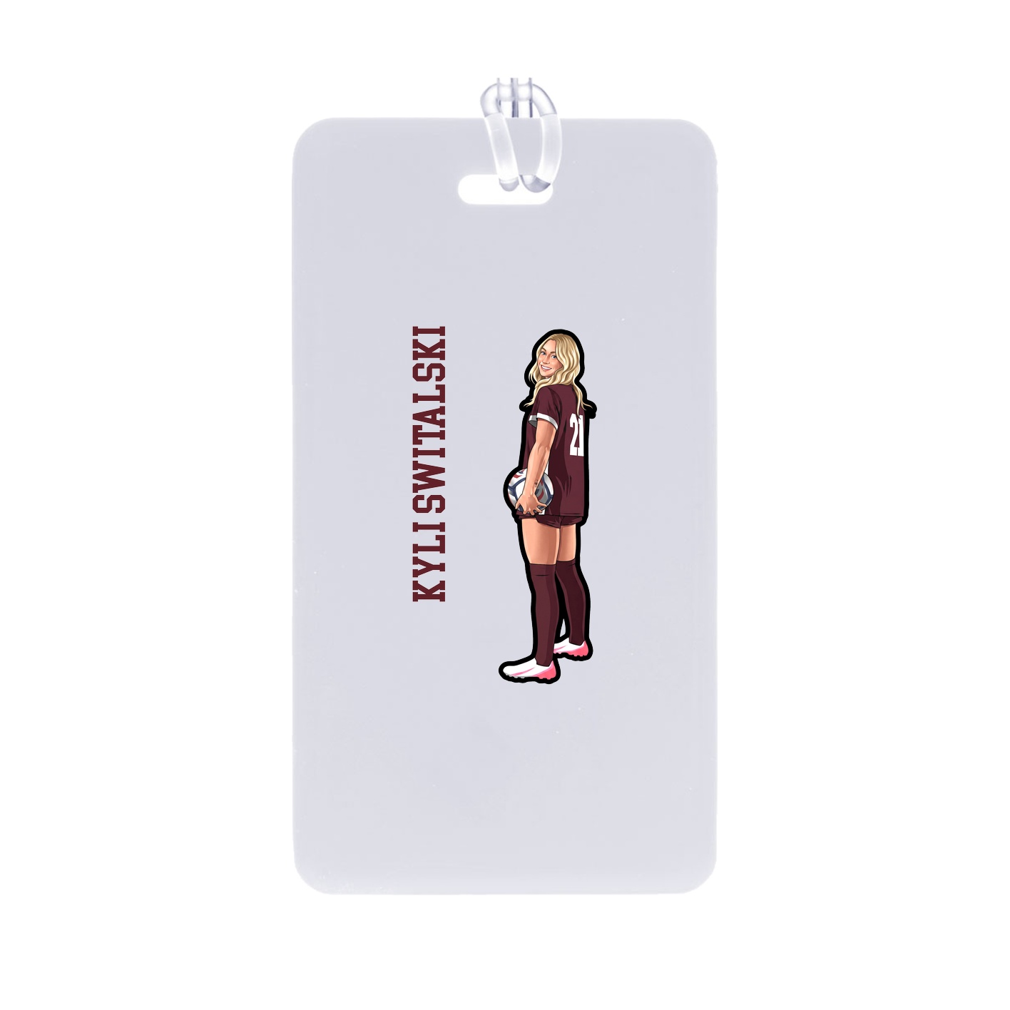 Bag Tag — Name Vertical in Classic