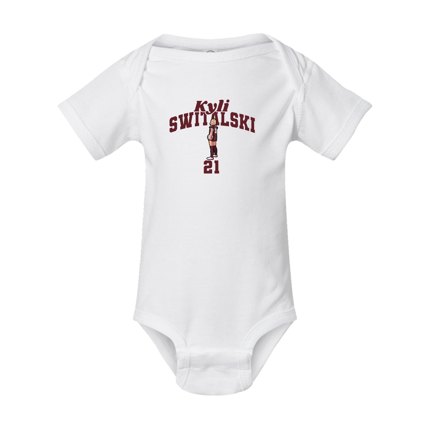 Baby Onesie — Signature Arch in White