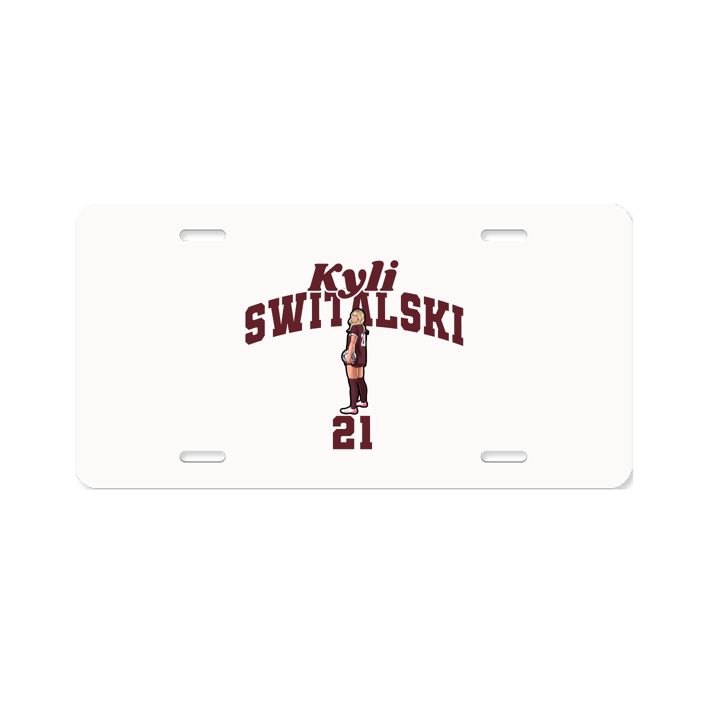 License Plate — Signature Arch in Classic