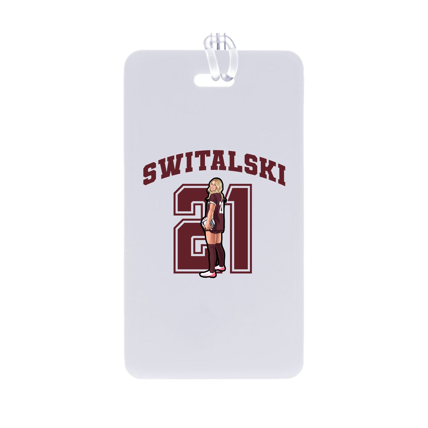 Bag Tag — Number in Classic