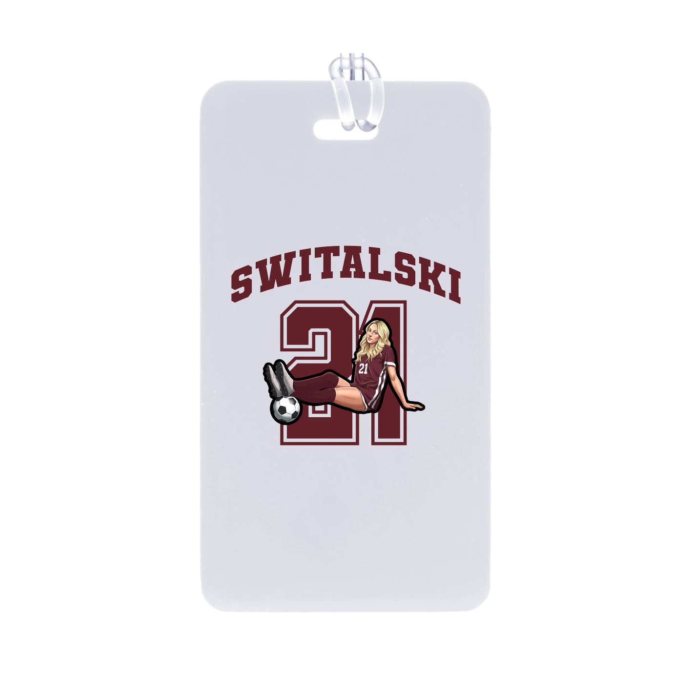 Bag Tag — Number in Classic
