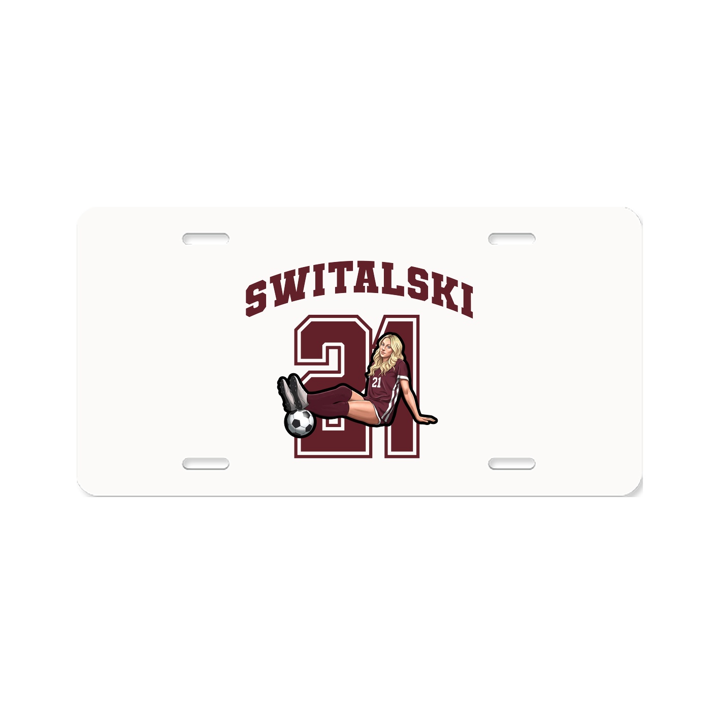 License Plate — Number in Classic