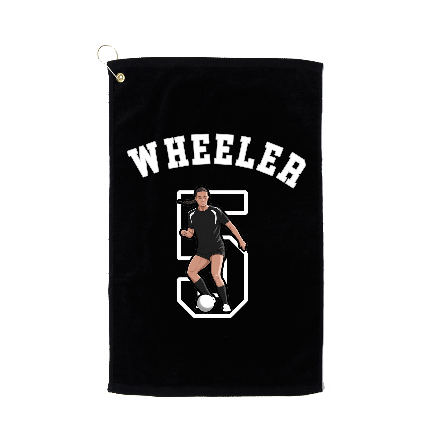 Golf Towel — Shirsey Arch in Black