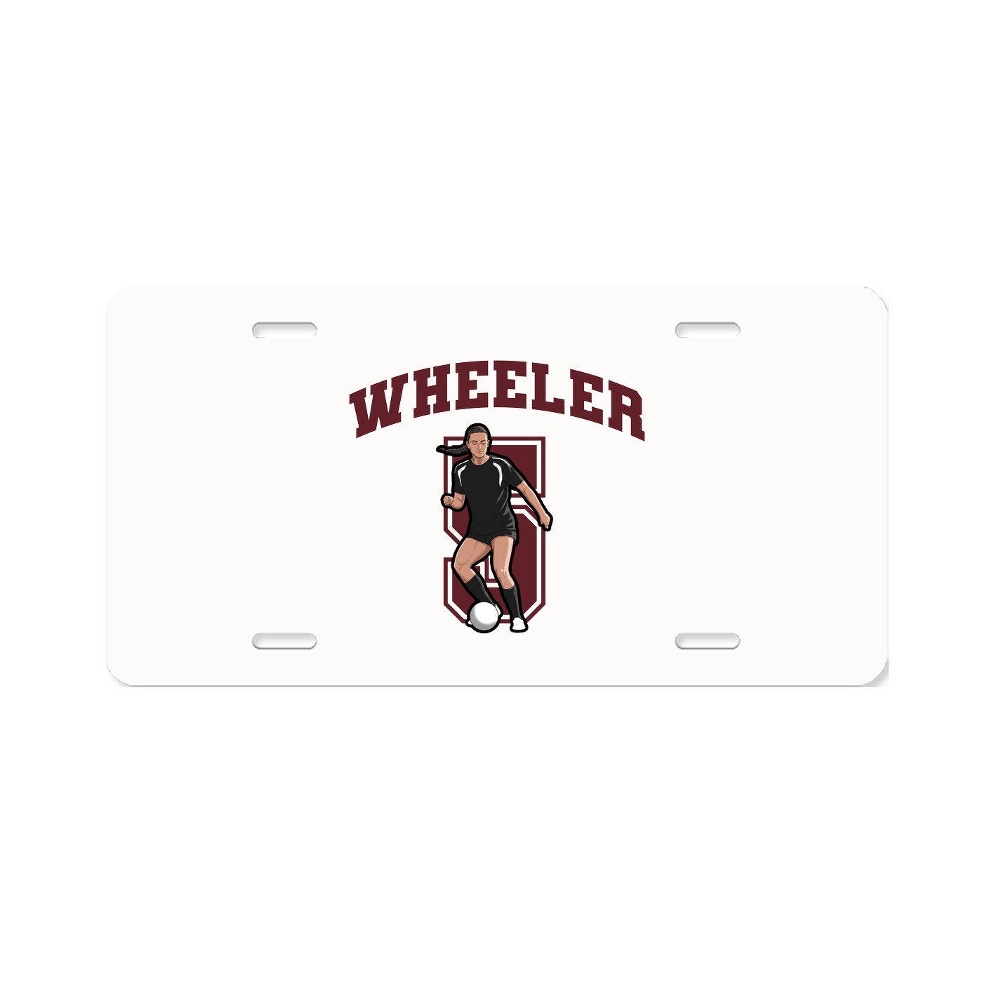 License Plate — Number in Classic