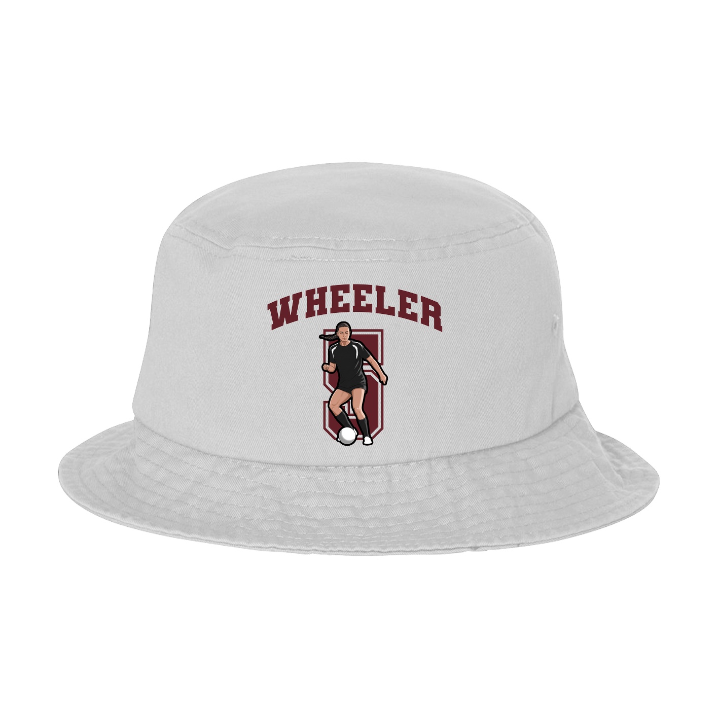 Bucket Cap — Number in White