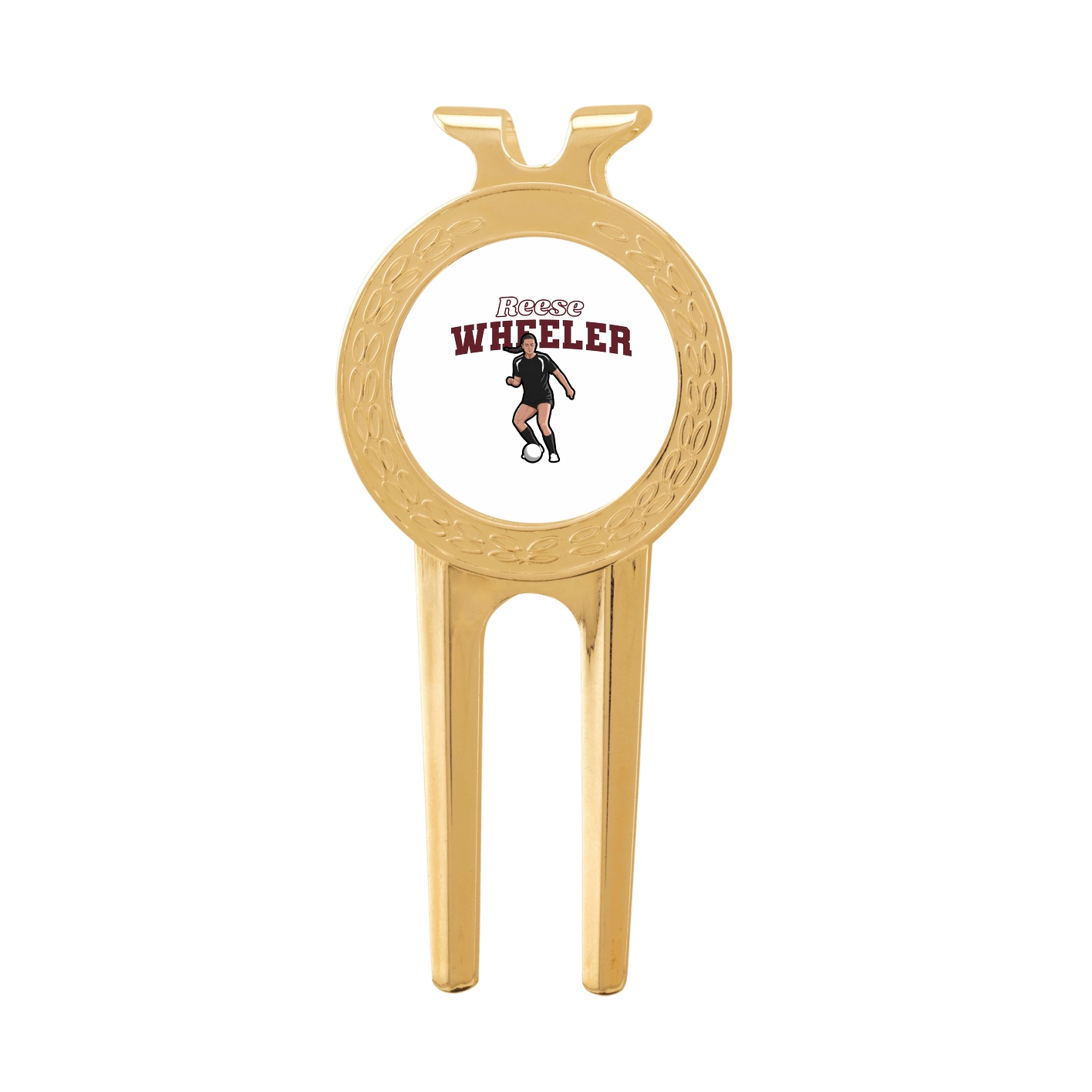 Divot Tool with Ball Marker — Name Arch in Classic