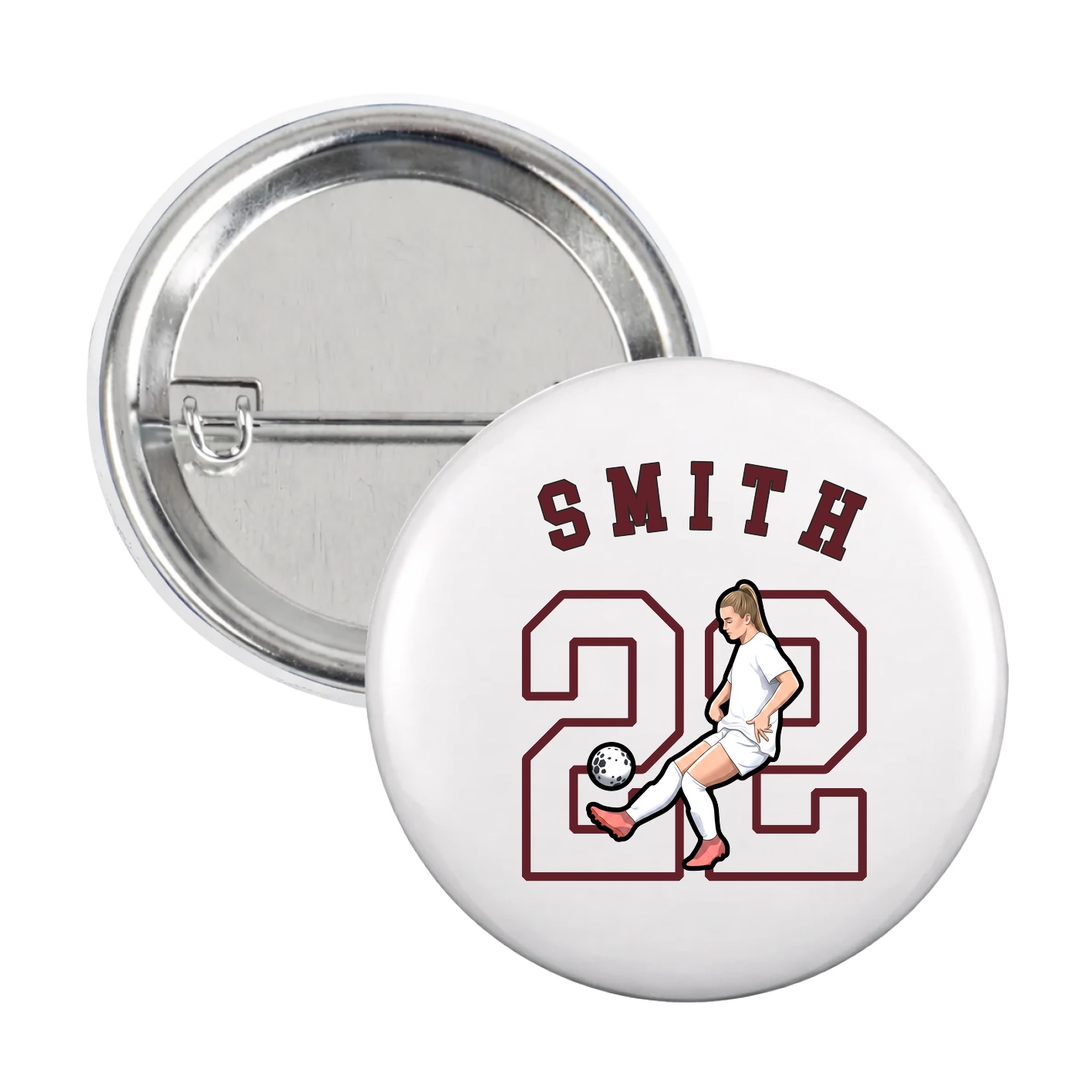 Game Day Button — Shirsey Arch in White
