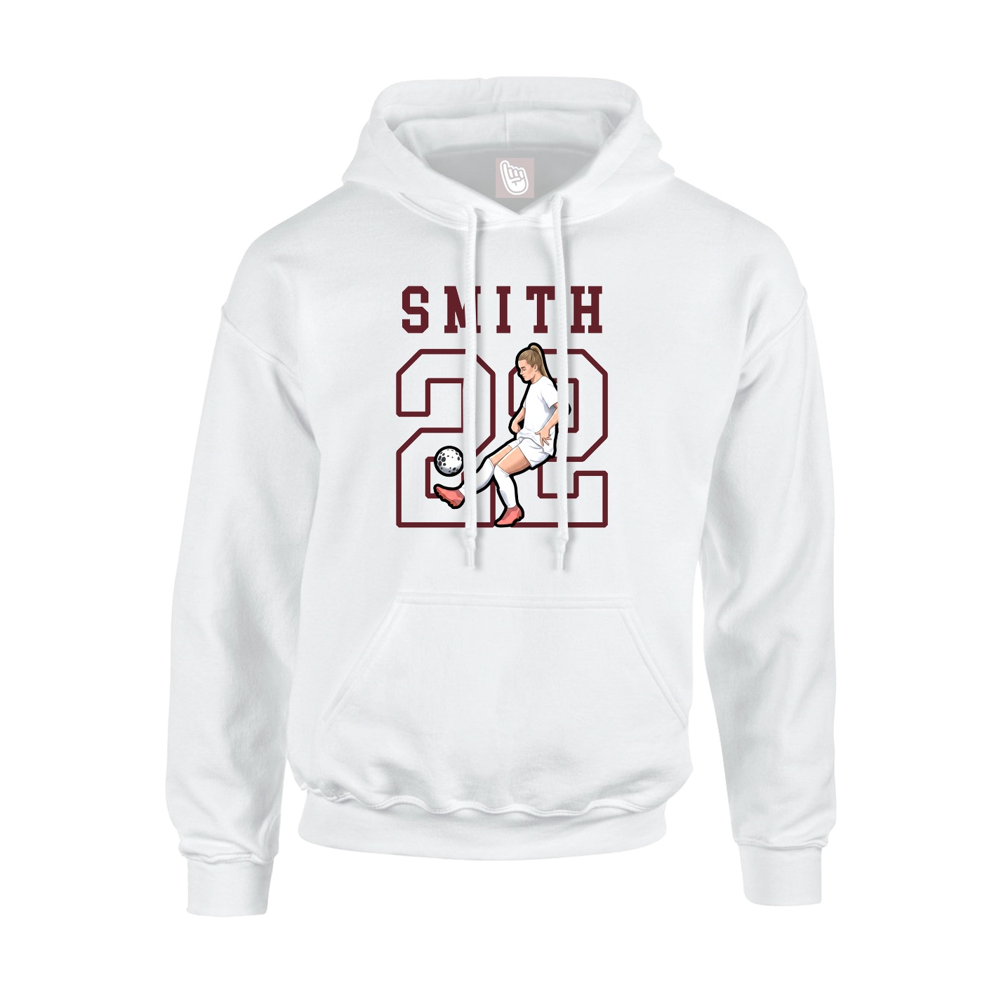 Youth Hoodie — Shirsey in White