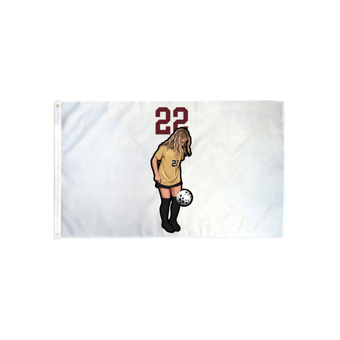 3x5 Flag — Number Top in Classic