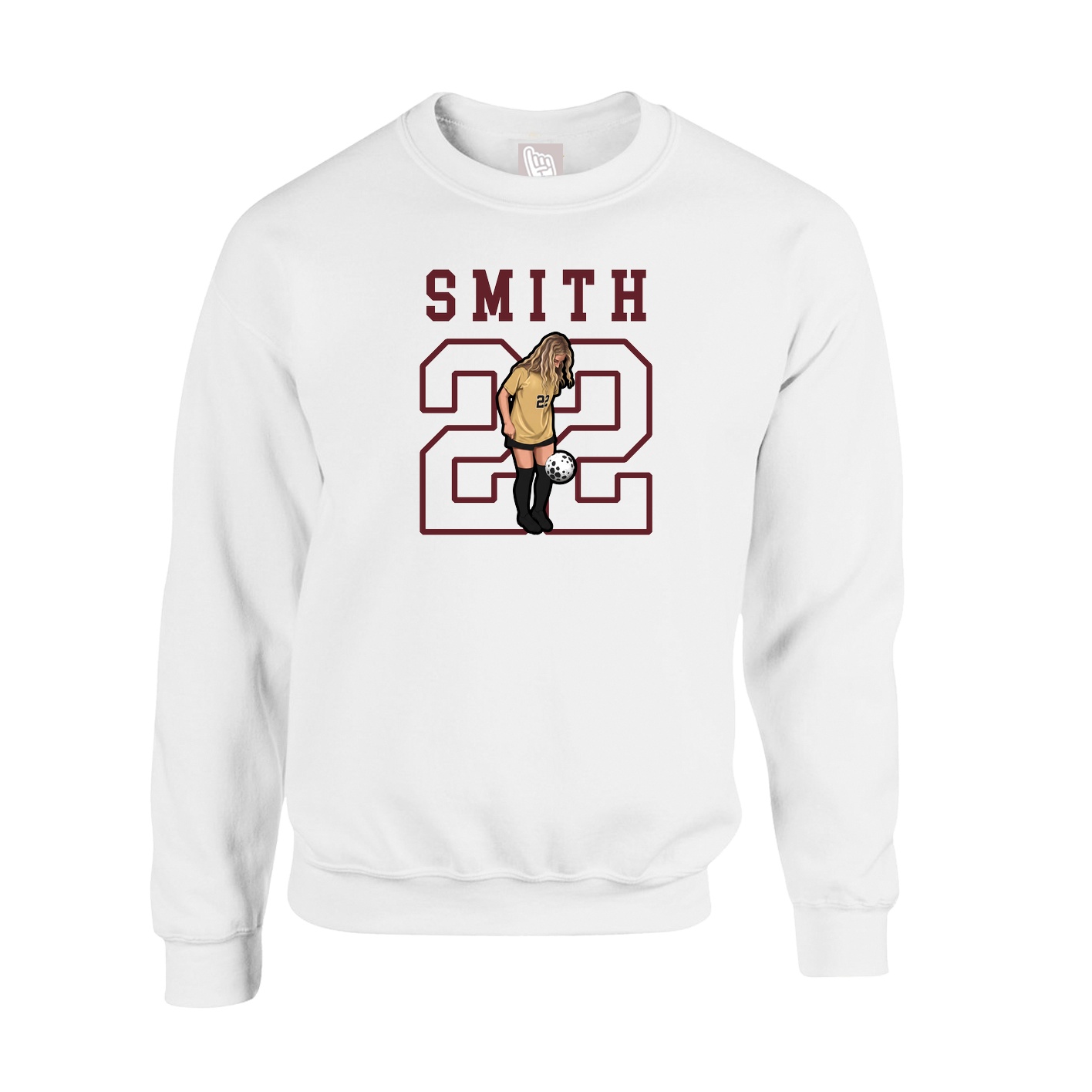 Fleece Crew — Shirsey in White