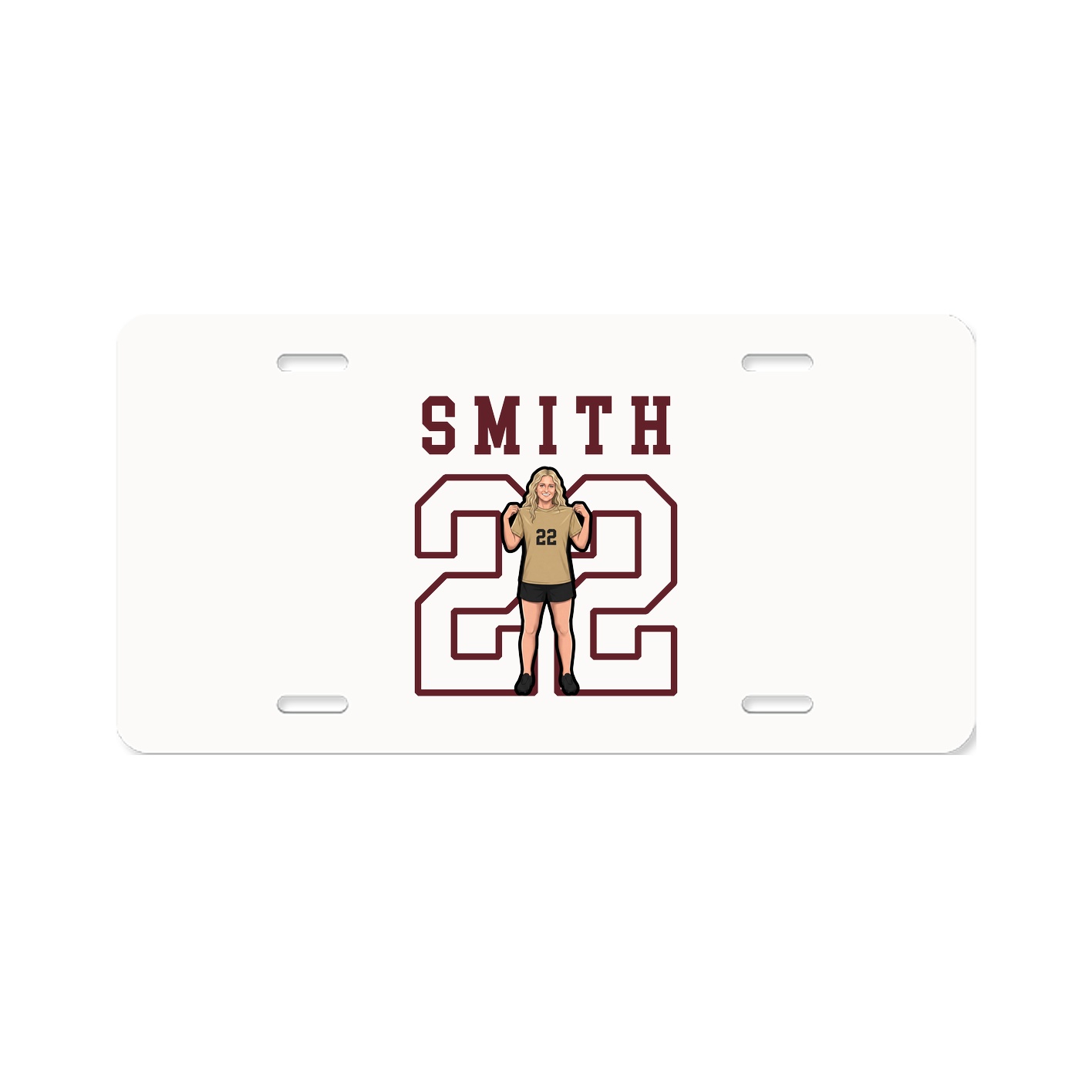 License Plate — Shirsey in Classic