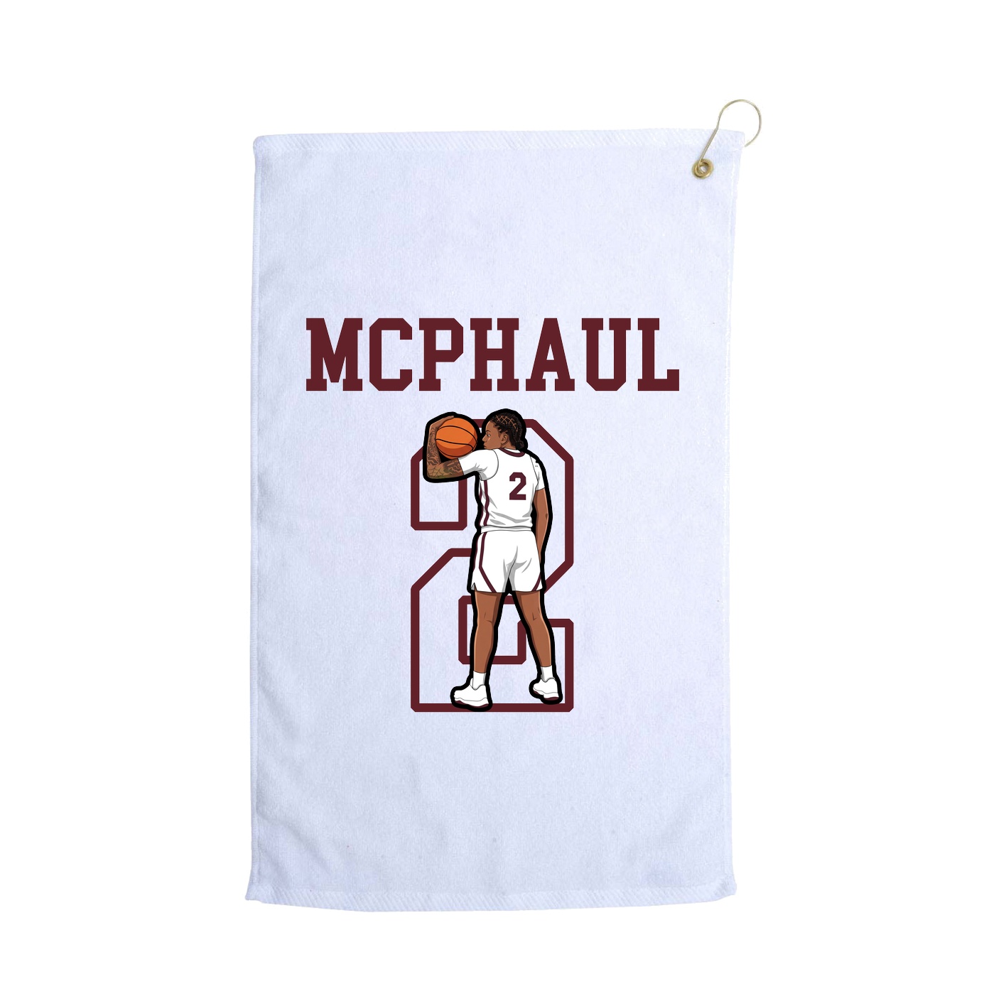 Golf Towel — Shirsey in White
