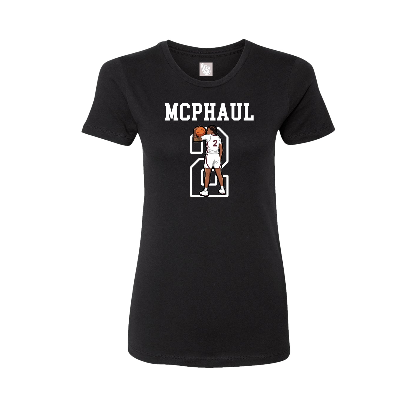 Fitted Women's Tee — Shirsey in Black
