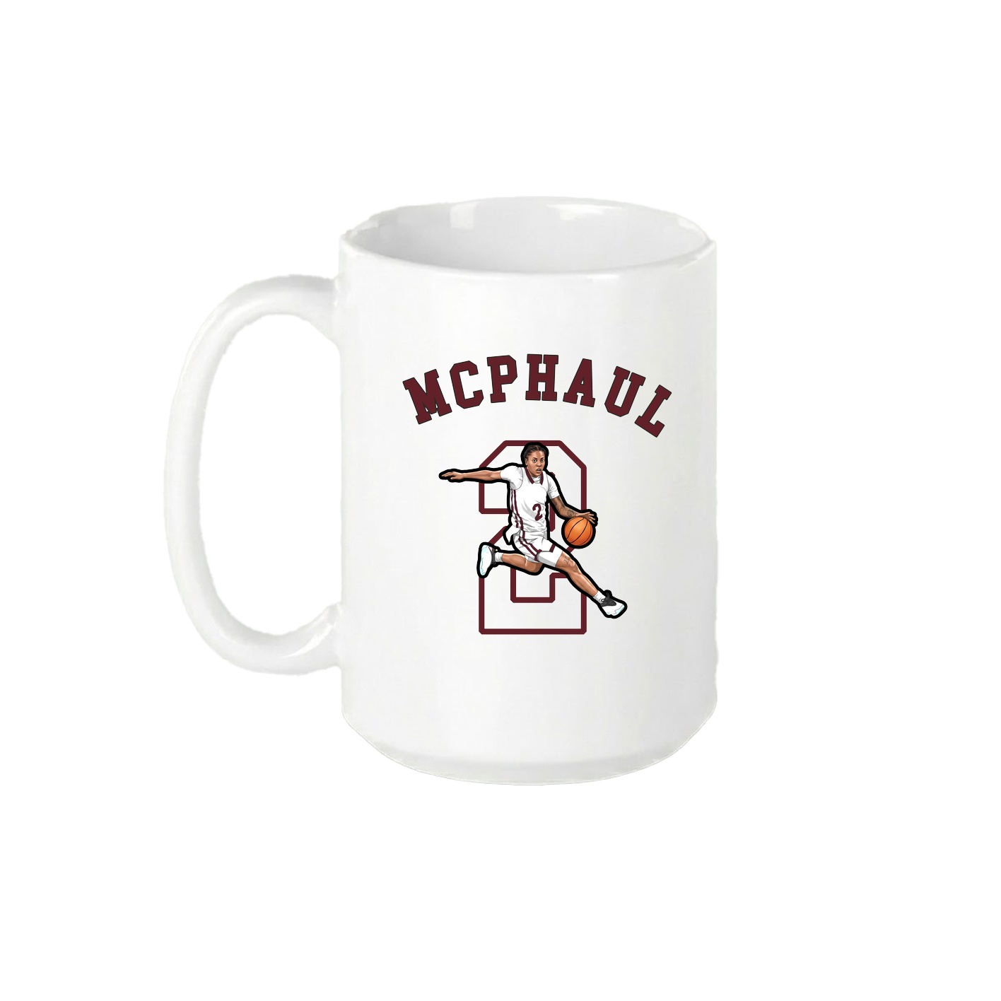 15oz Coffee Mug — Shirsey Arch in White
