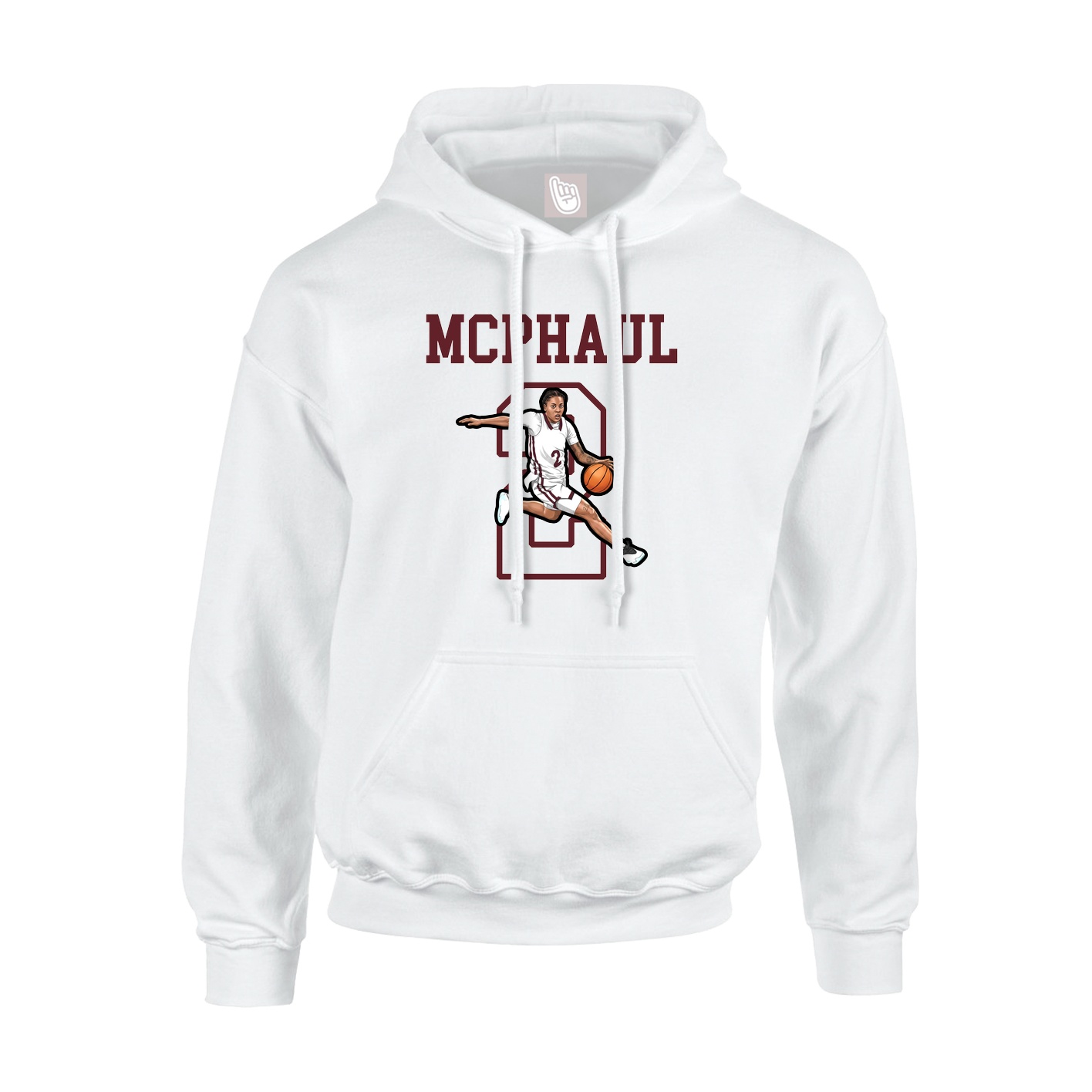 Hoodie — Shirsey in White