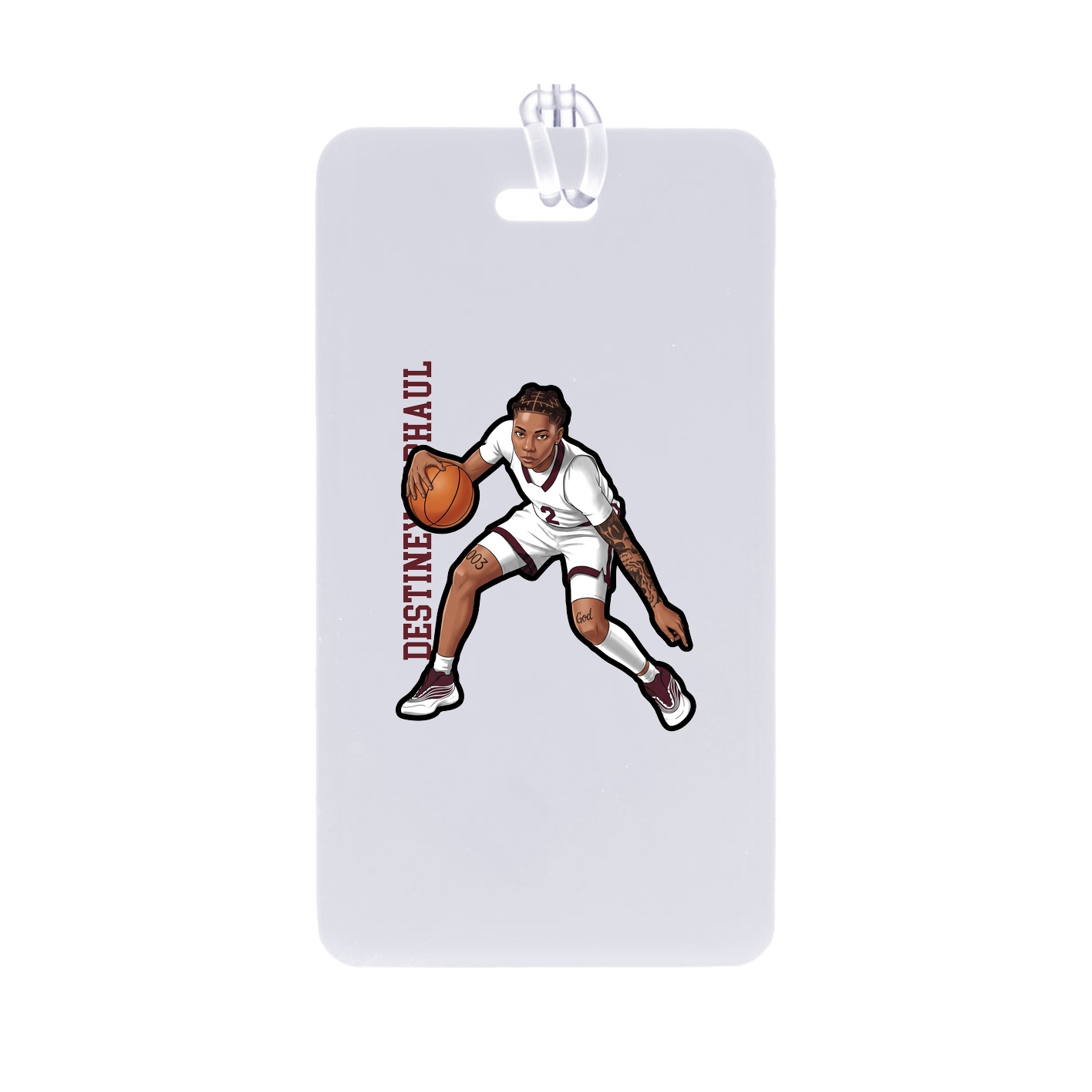 Bag Tag — Name Vertical in Classic