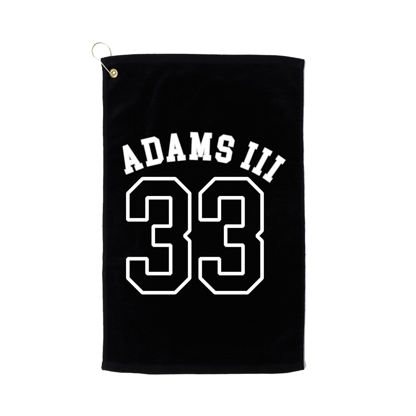 Golf Towel — Shirsey Arch in Black