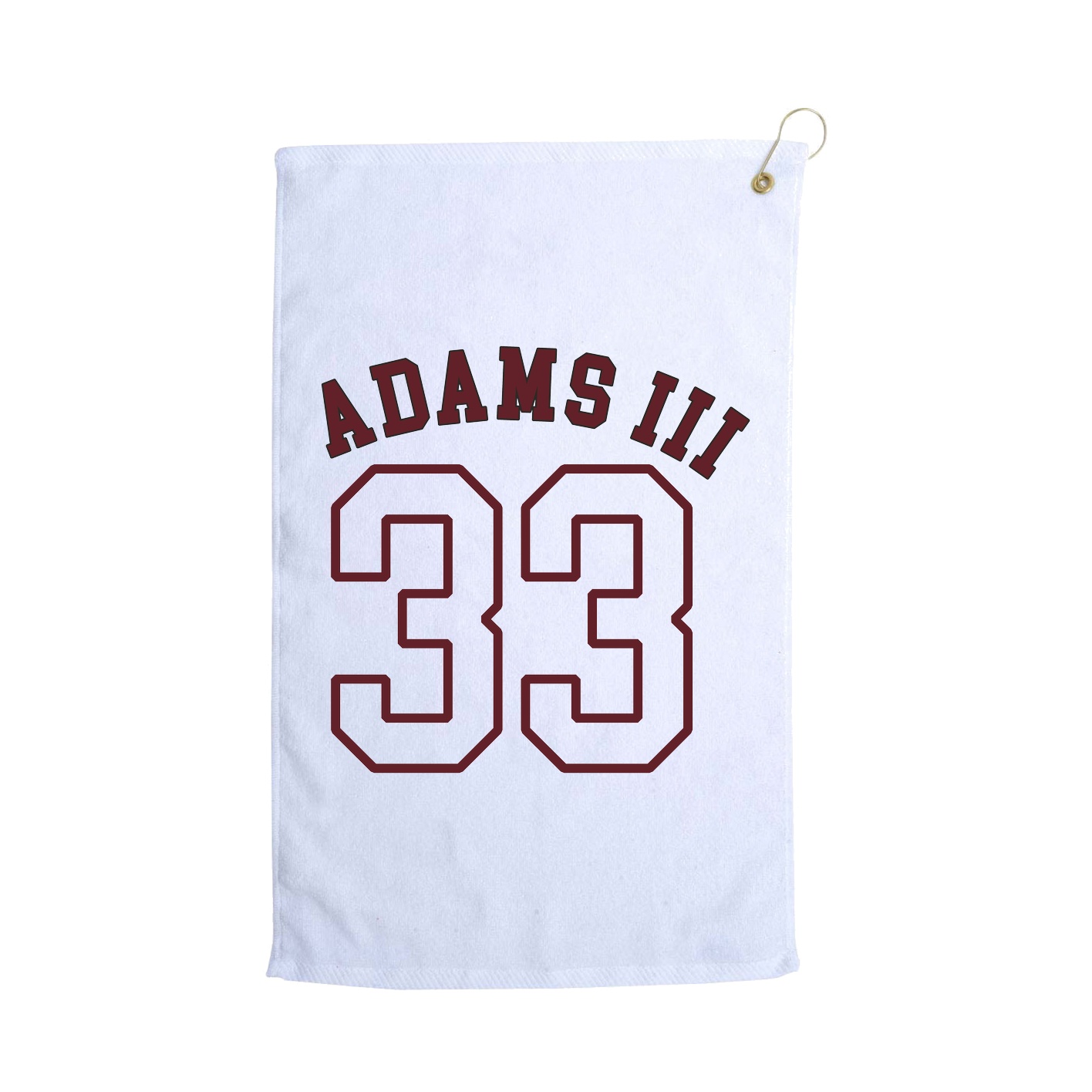 Golf Towel — Shirsey Arch in White