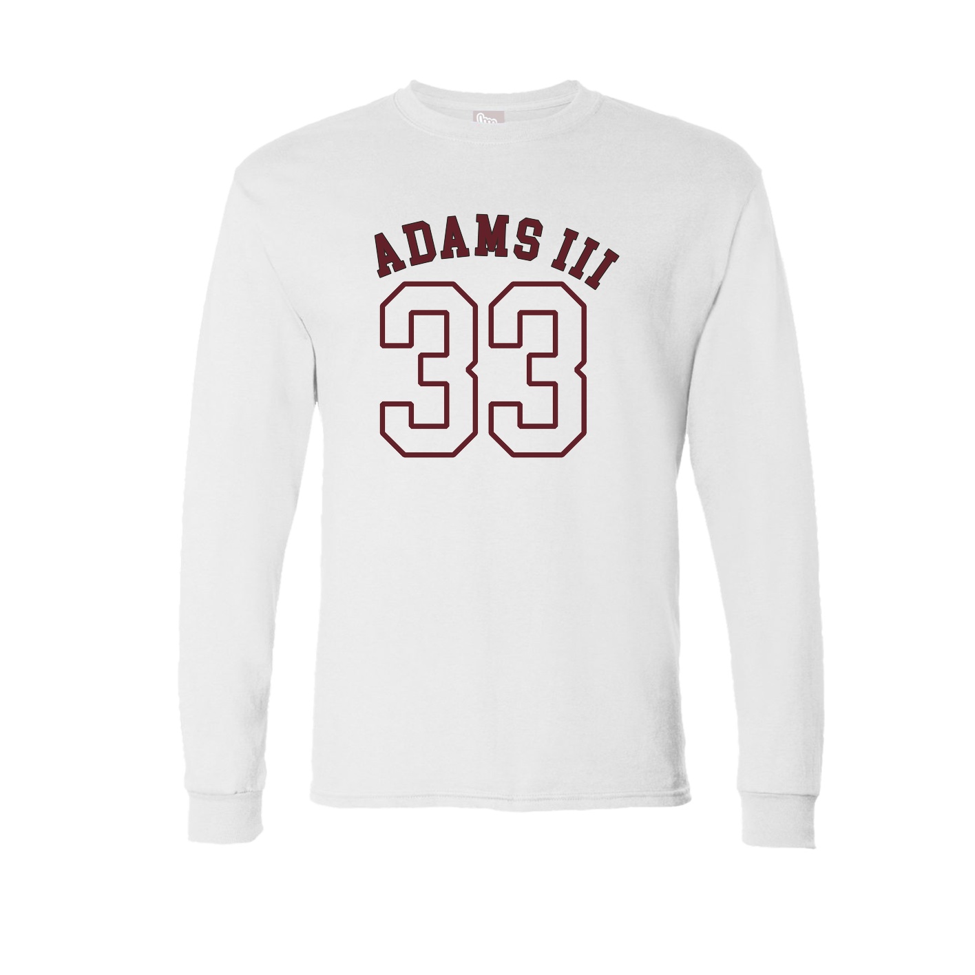 Long Sleeve Tee — Shirsey Arch in White
