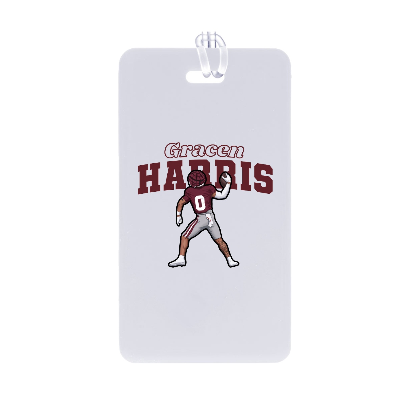 Bag Tag — Name Arch in Classic