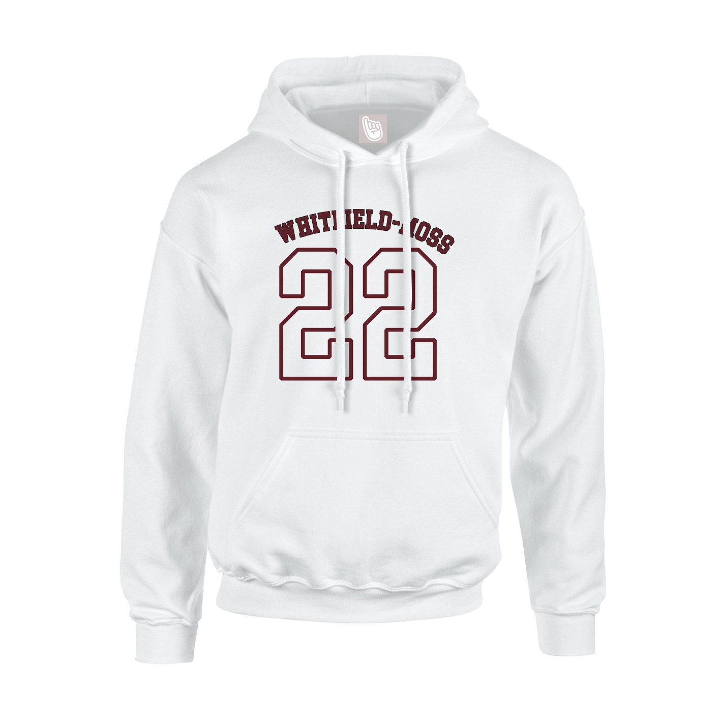 Hoodie — Shirsey Arch in White