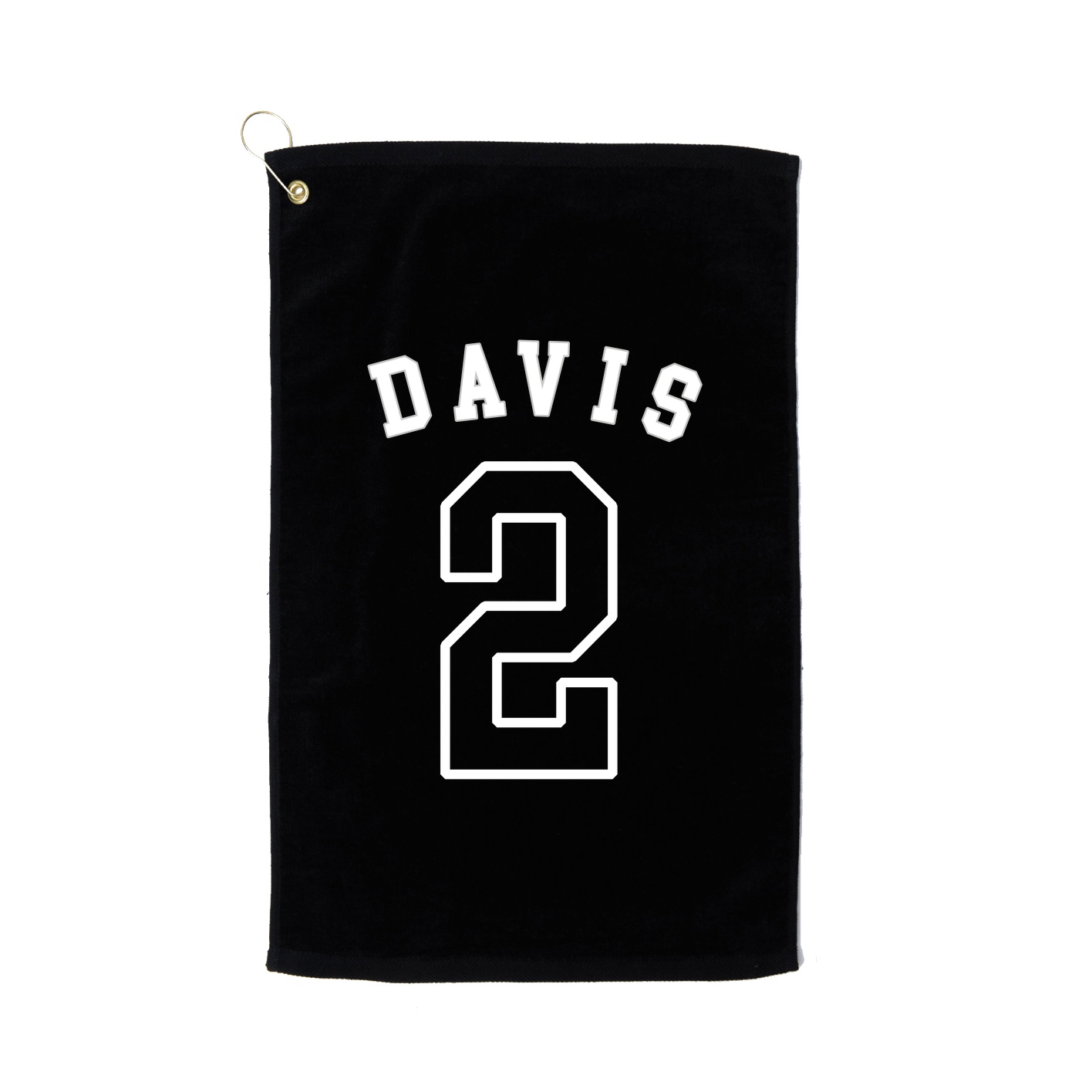 Golf Towel — Shirsey Arch in Black
