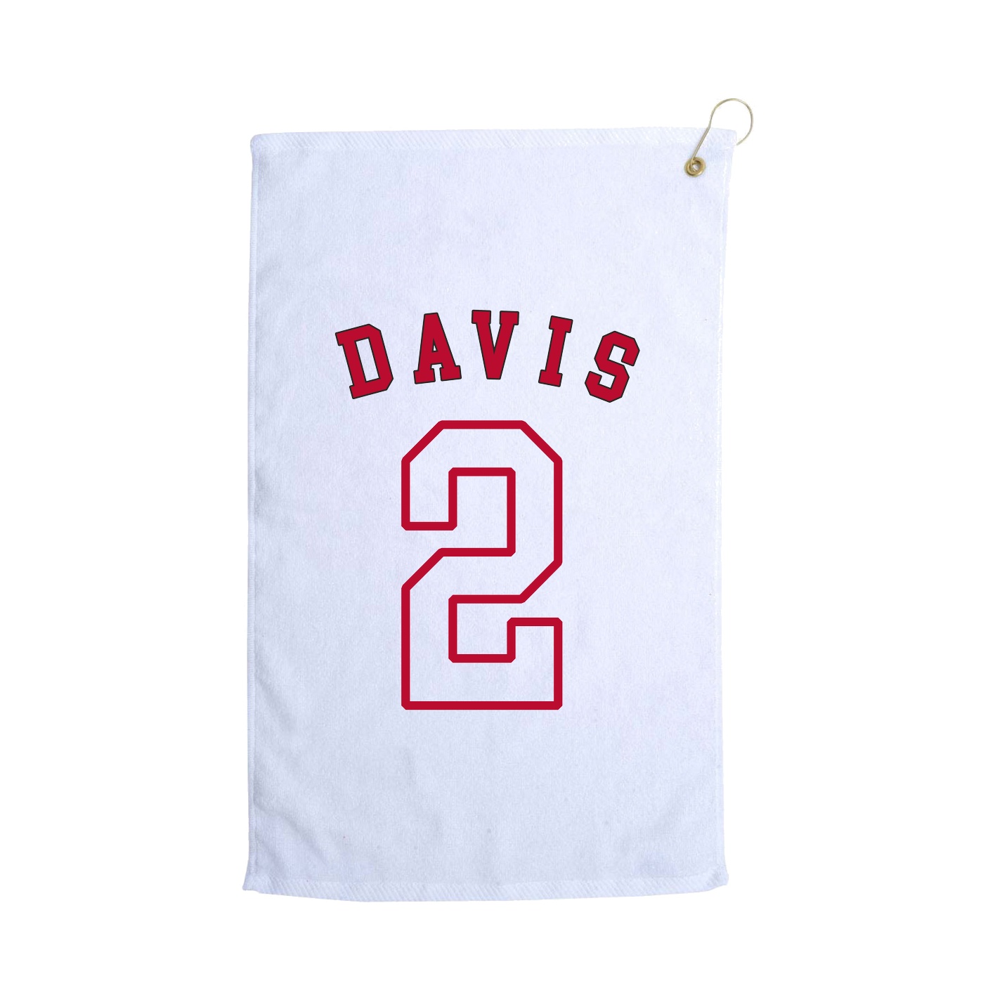 Golf Towel — Shirsey Arch in White