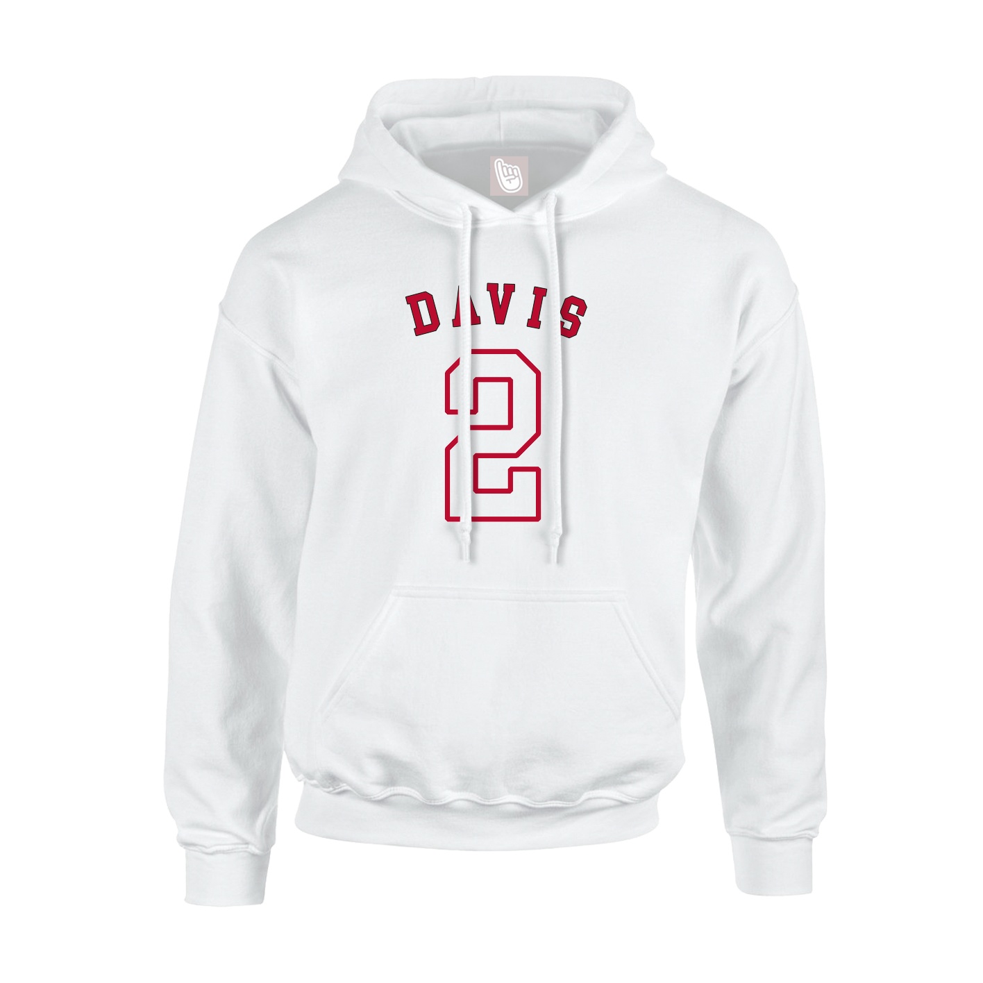 Youth Hoodie — Shirsey Arch in White